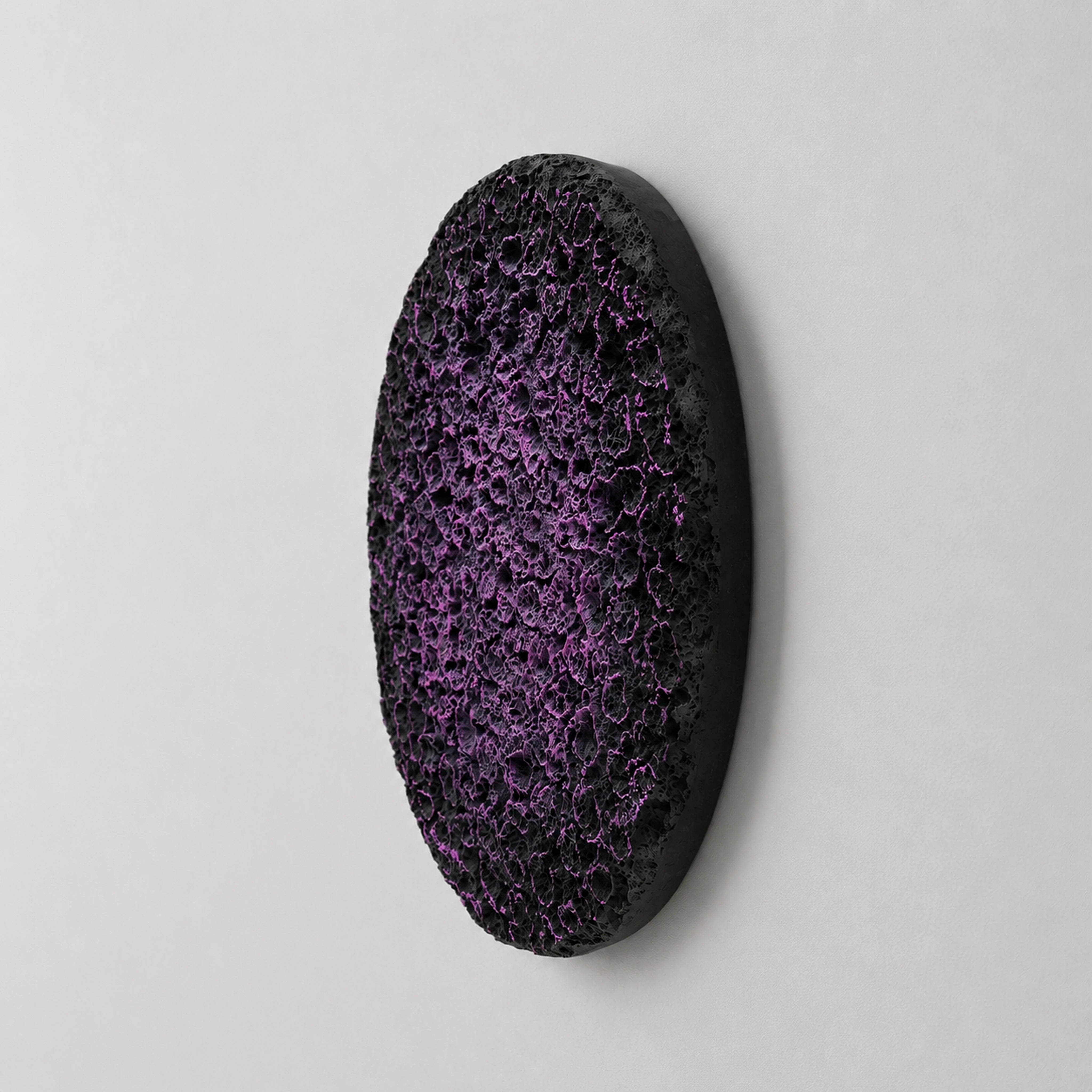 Erosion | Violet Coral Wall Art Interior Moderna
