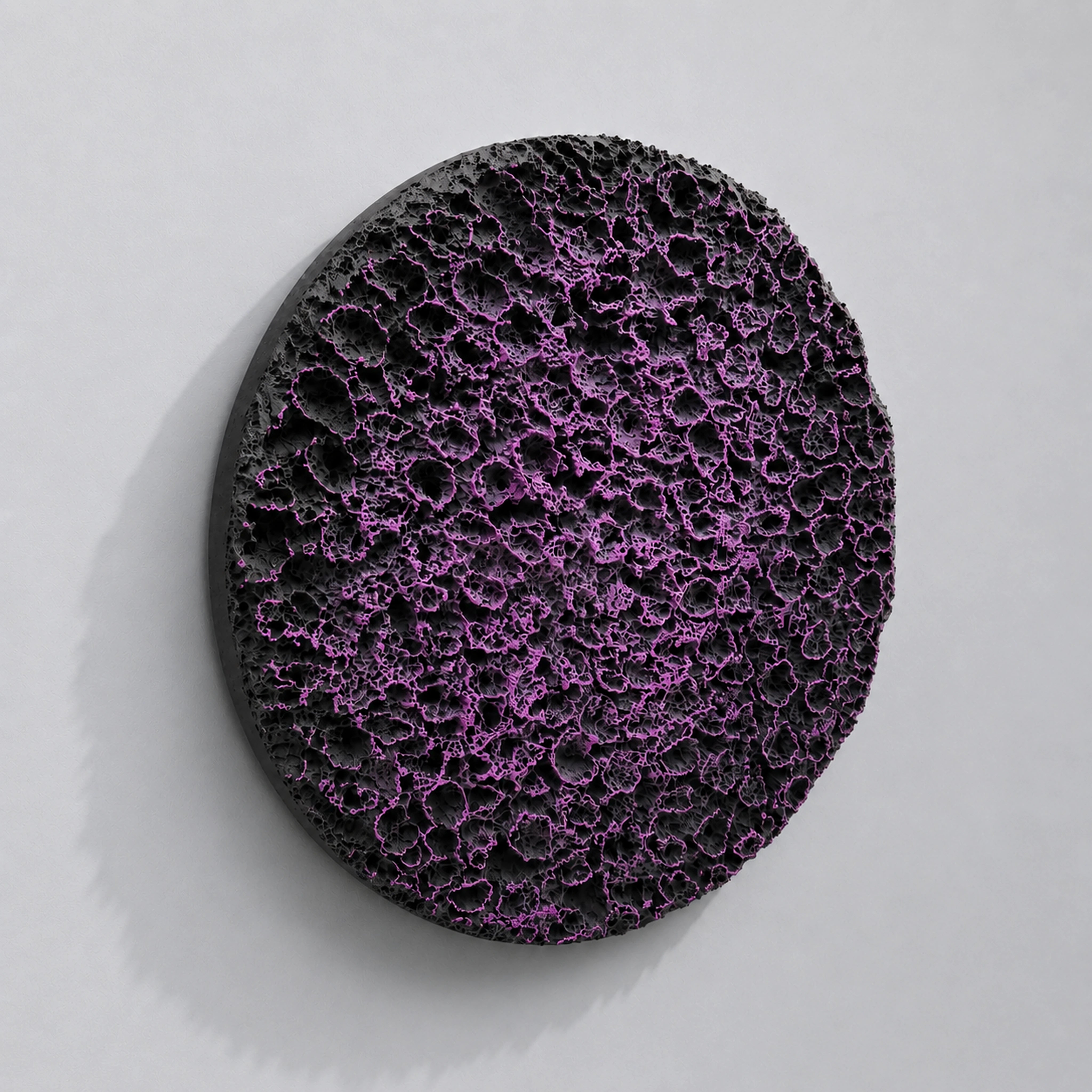 Erosion | Violet Coral Wall Art Interior Moderna