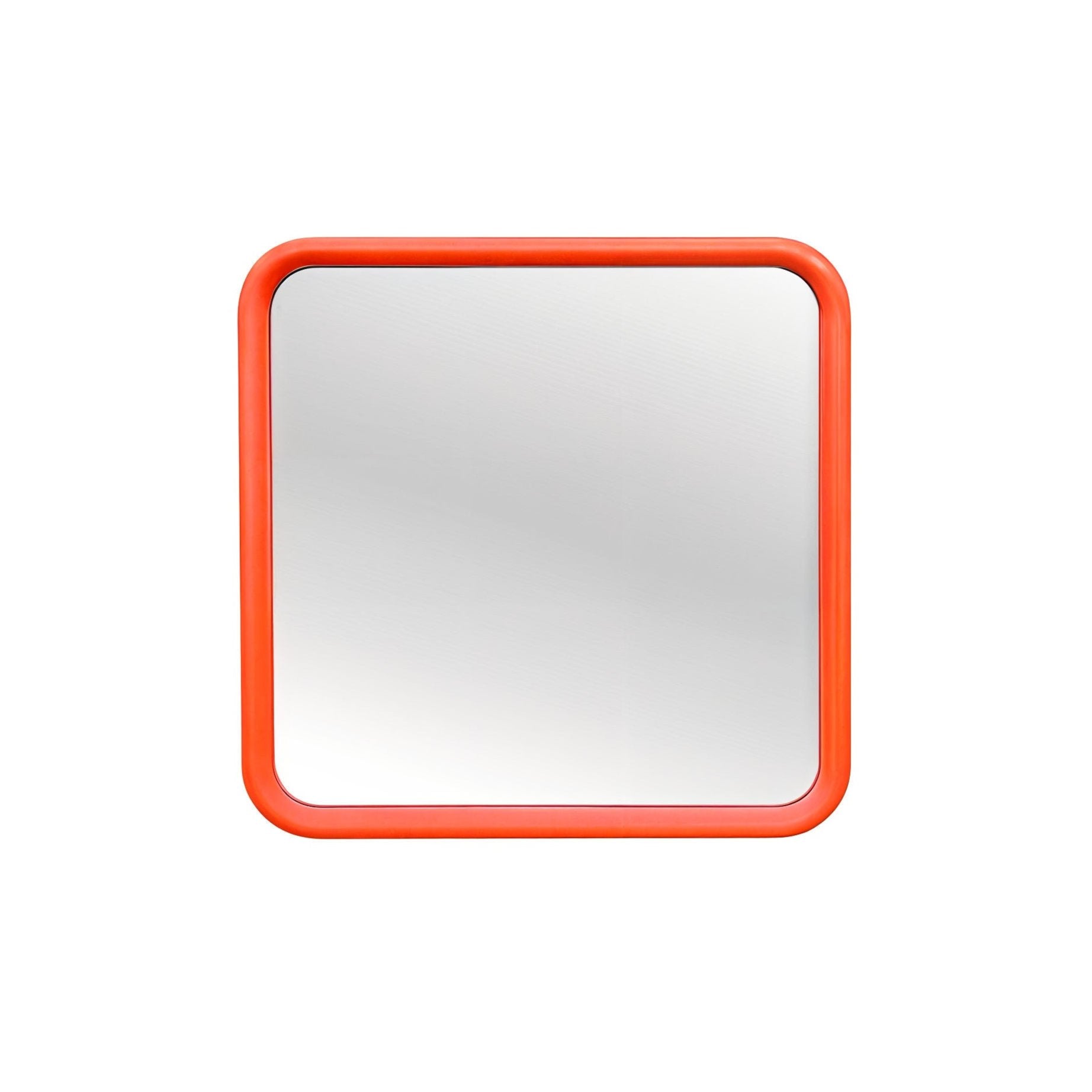 Bold Square Mirror Mirror Interior Moderna Orange  