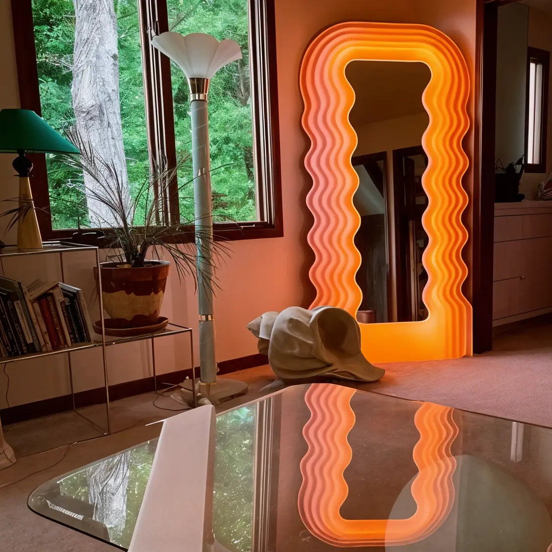 Ettore Sottsass Mirror Mirror Interior Moderna