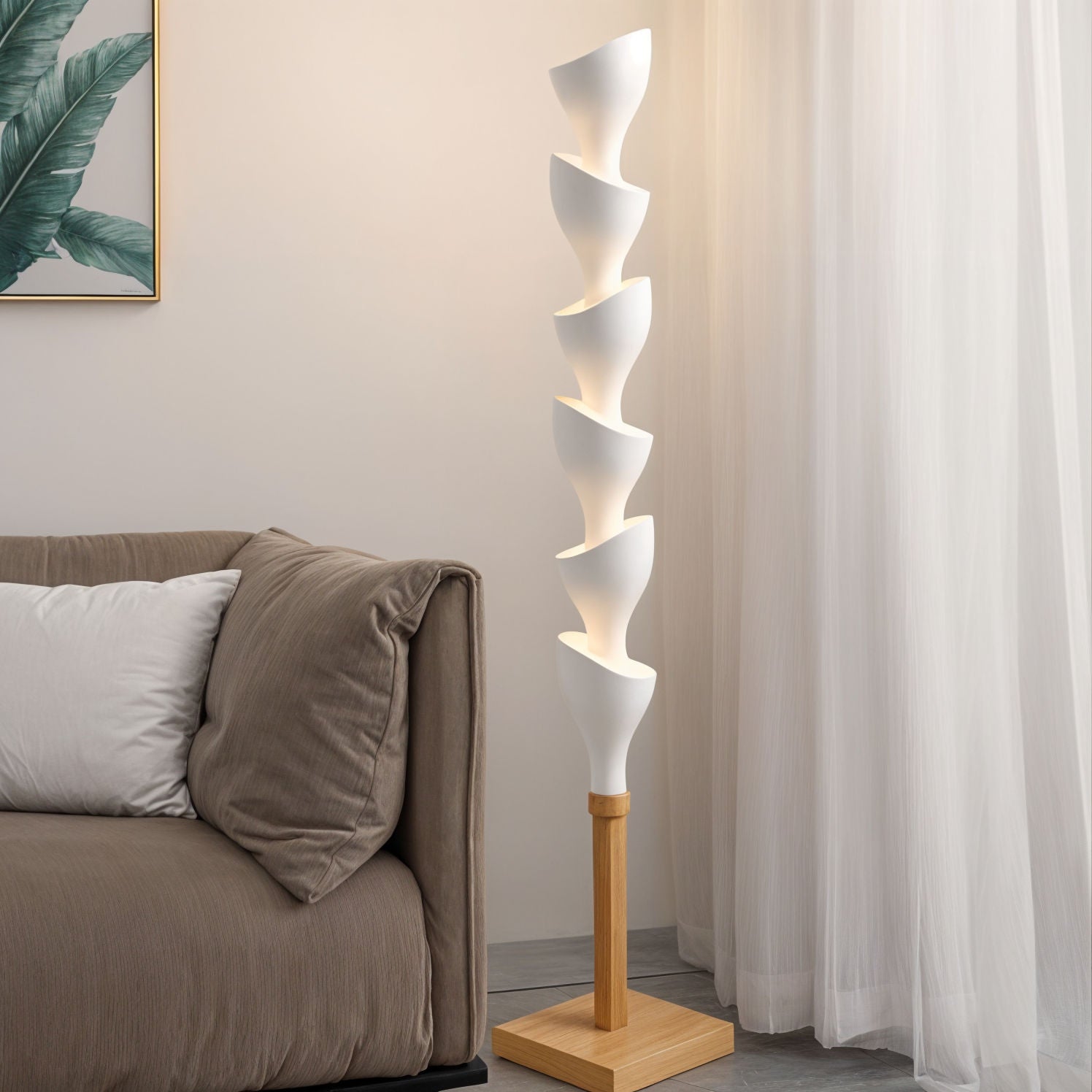 Floral Floor Lamp Lamp Interior Moderna   