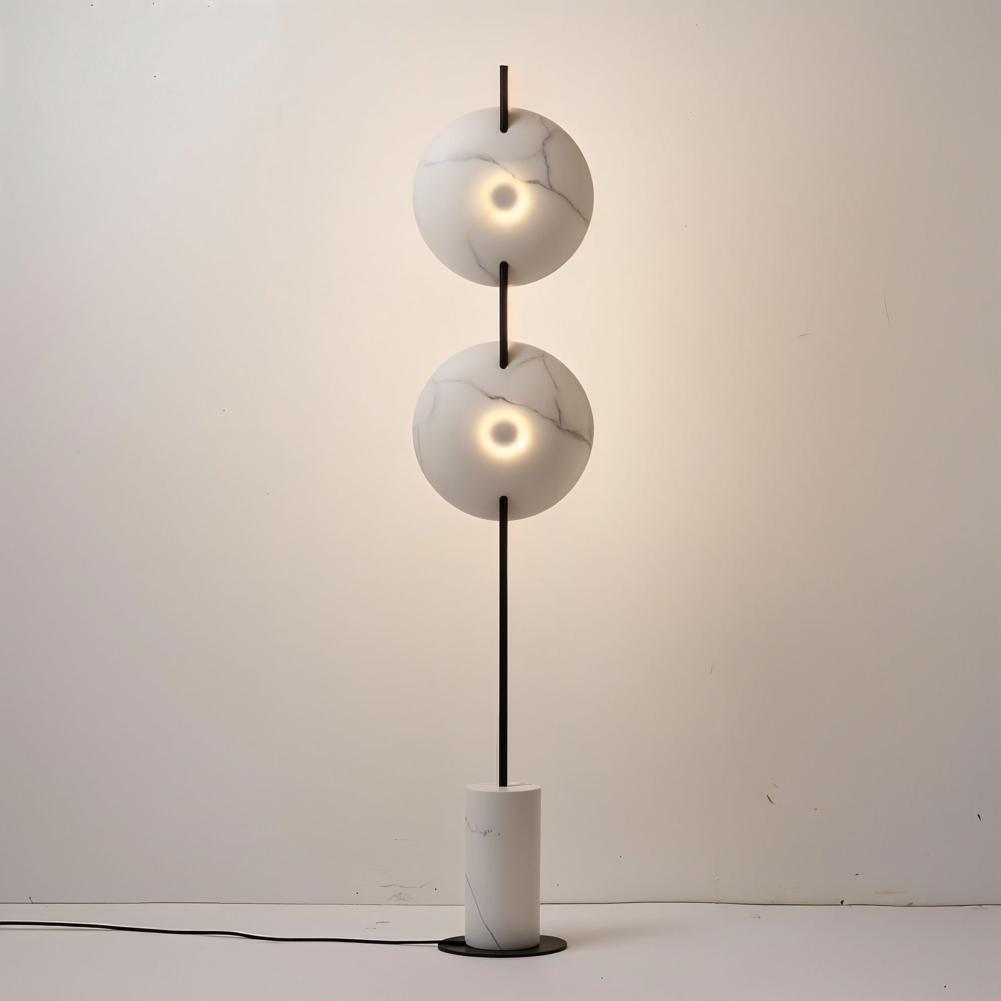 Lunar Glow Floor Lamp Lamp Interior Moderna   