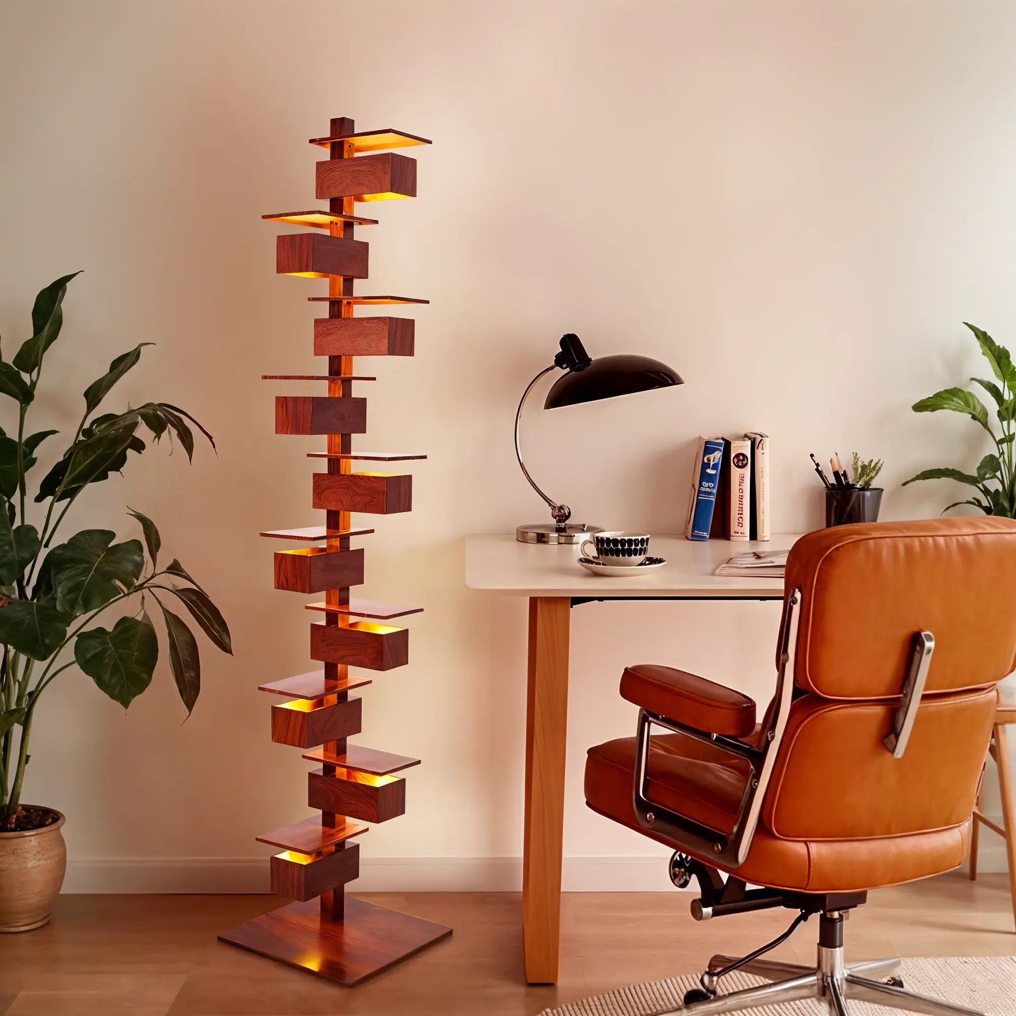 Jenga Lamp Lamp Interior Moderna