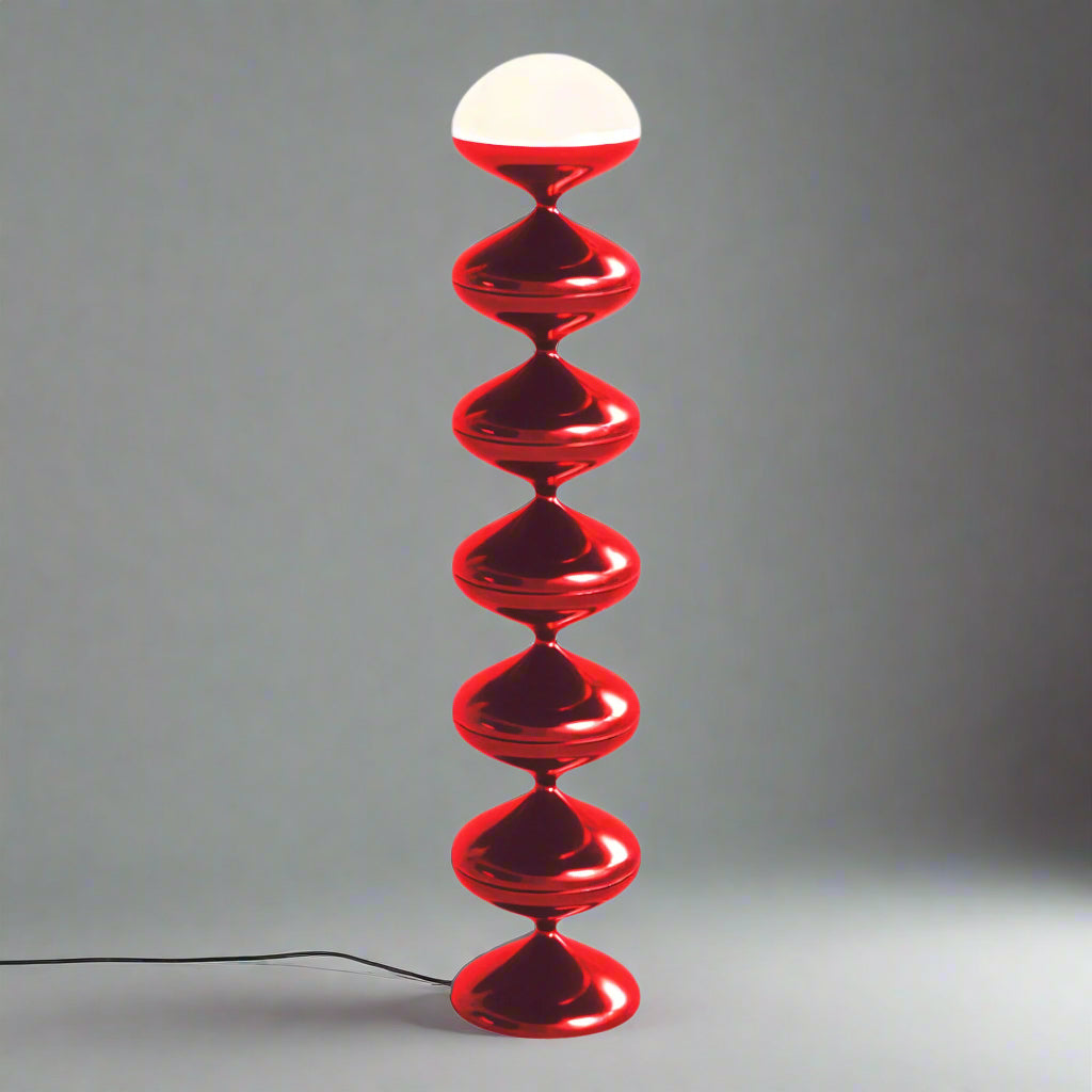 Gourd Floor Lamp Lamp Interior Moderna Red  