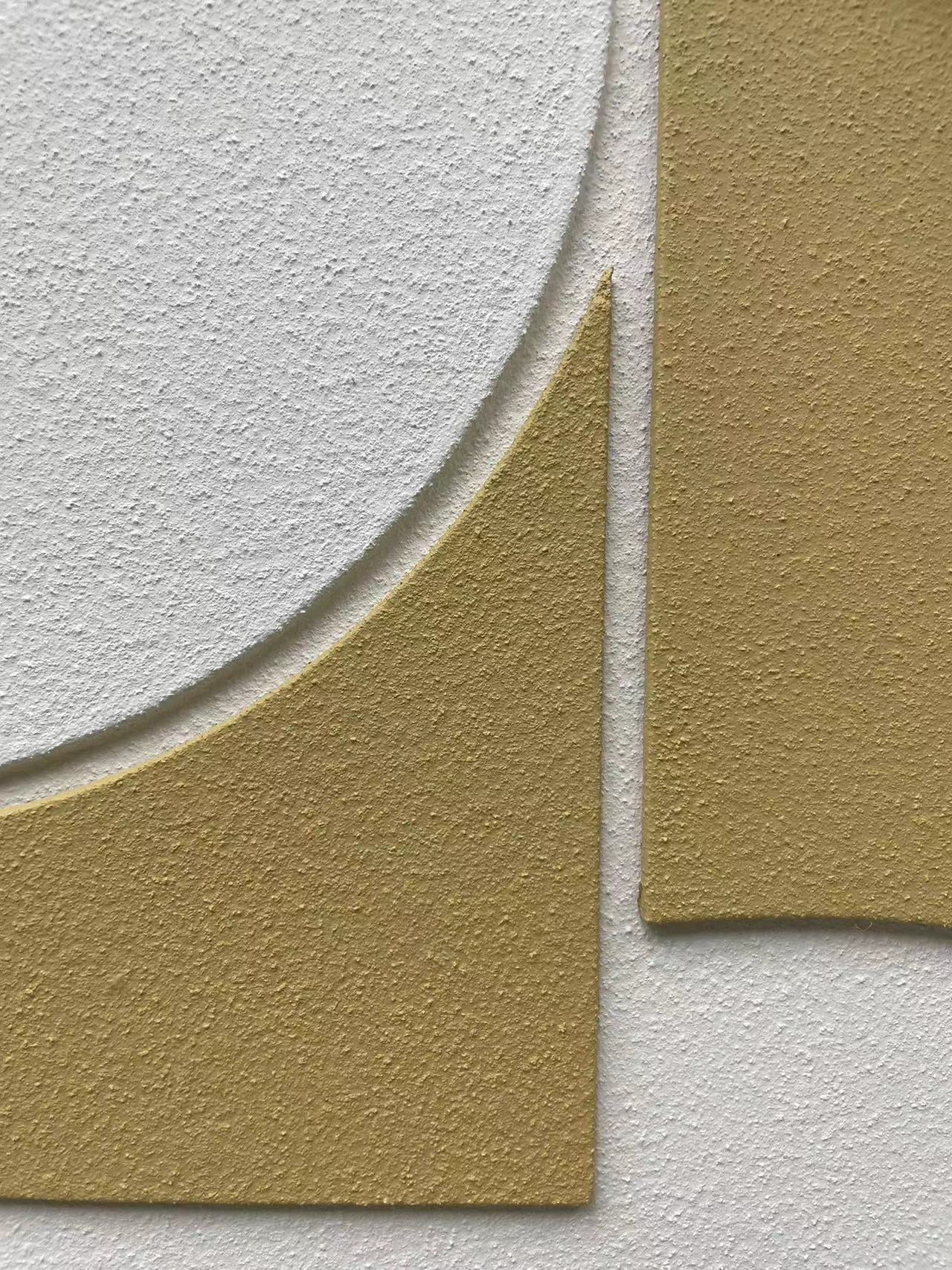 Monochrome Melange: Abstract Two-Tone Shapes Wall Art Interior Moderna   