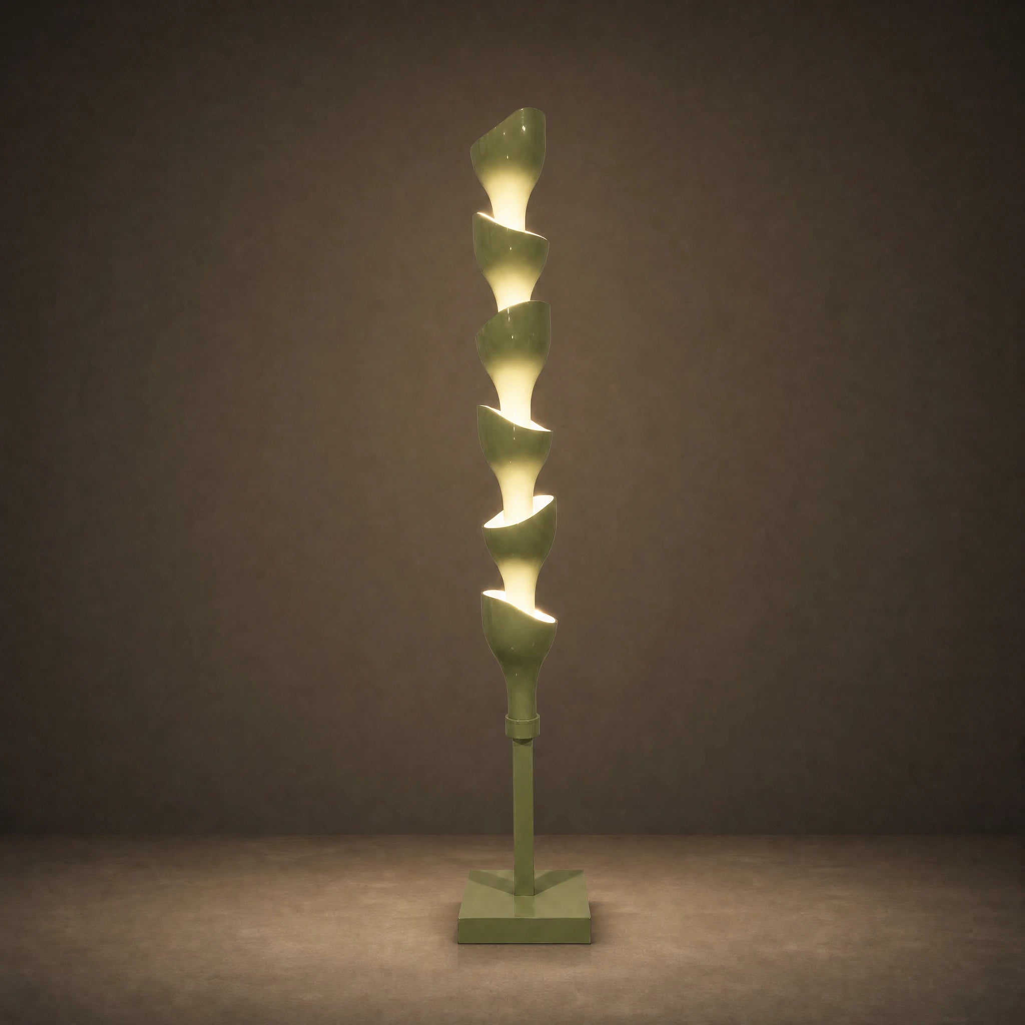 Floral Floor Lamp | Green 2