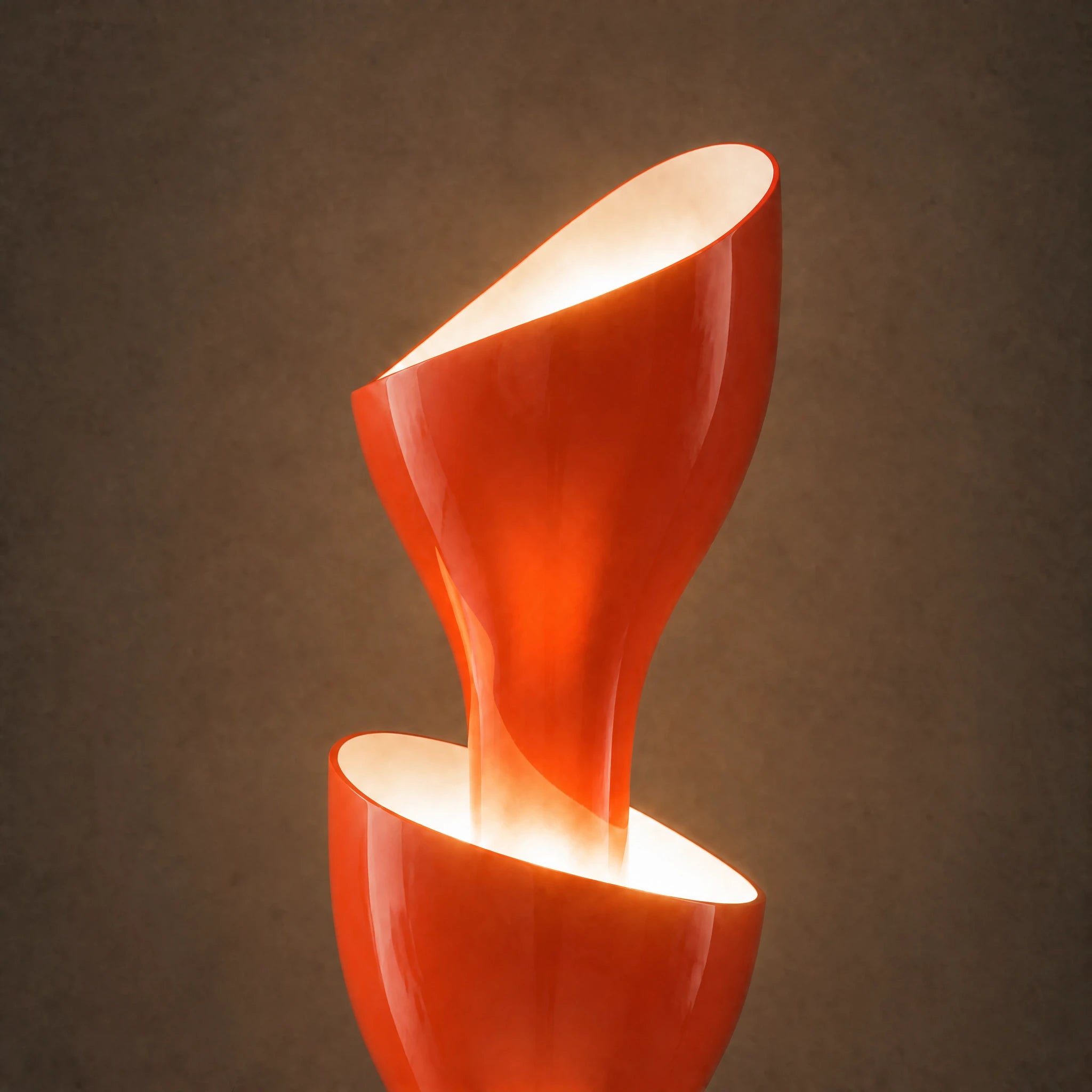 Floral Floor Lamp | Orange 4