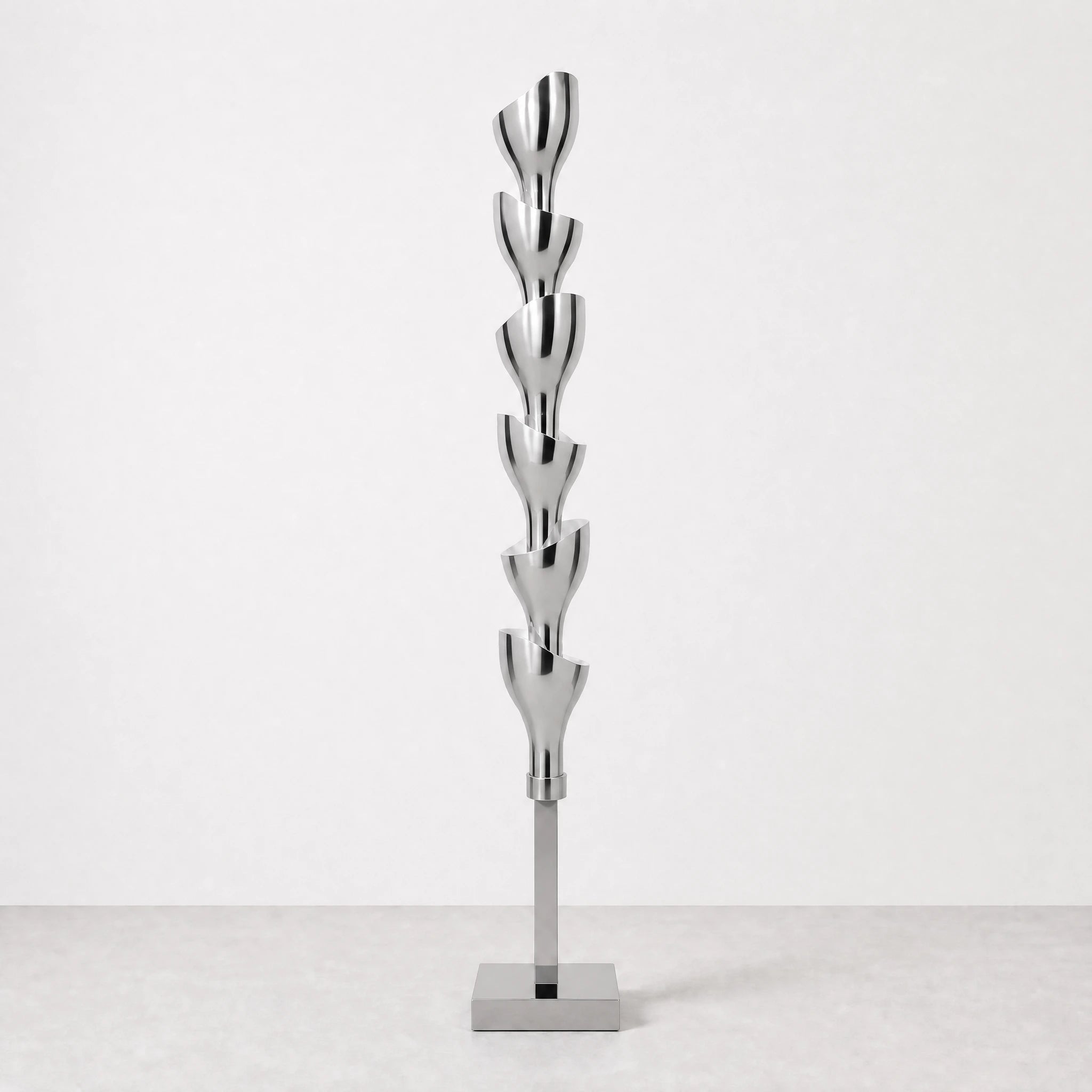 Floral Floor Lamp | Silver 1