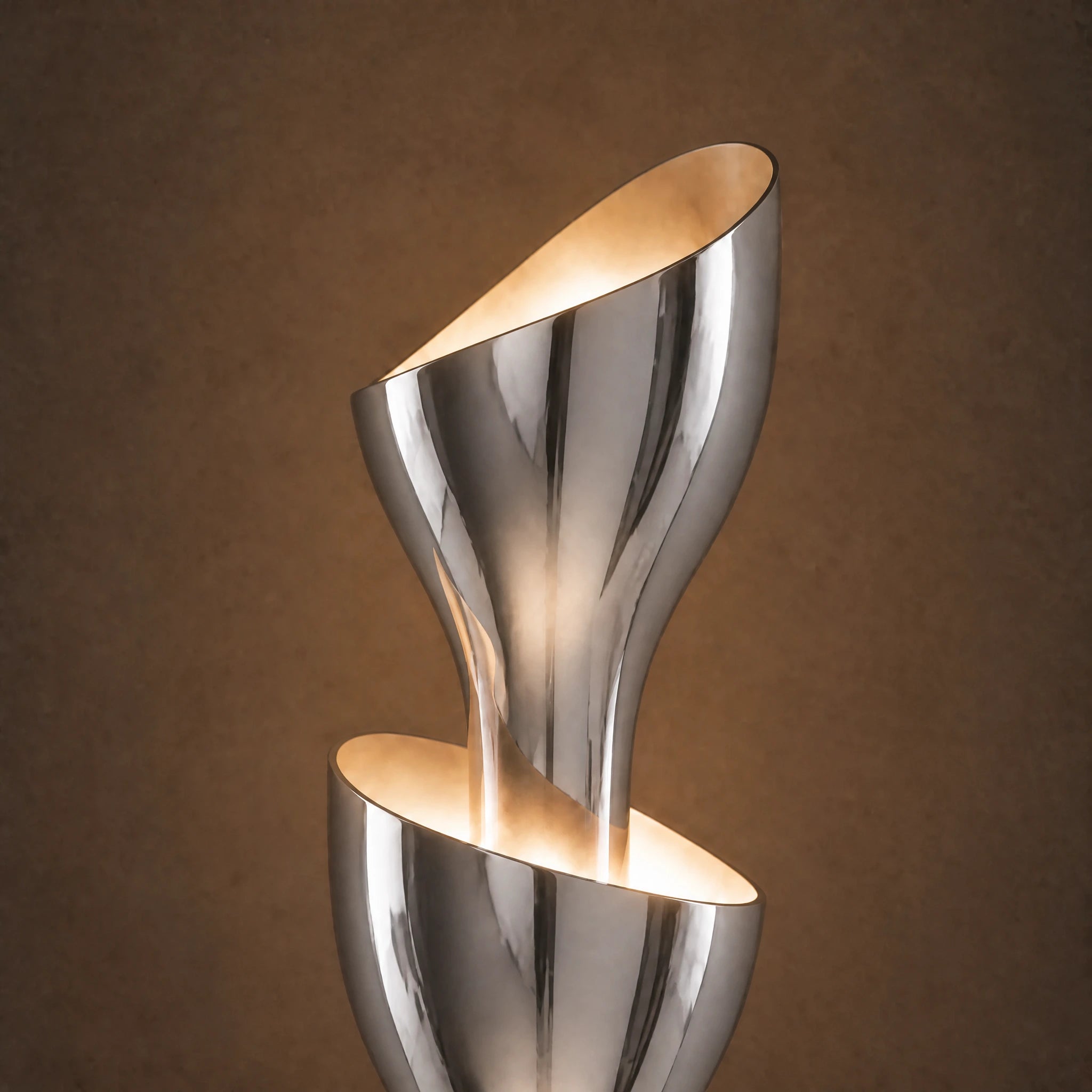 Floral Floor Lamp | Silver 4