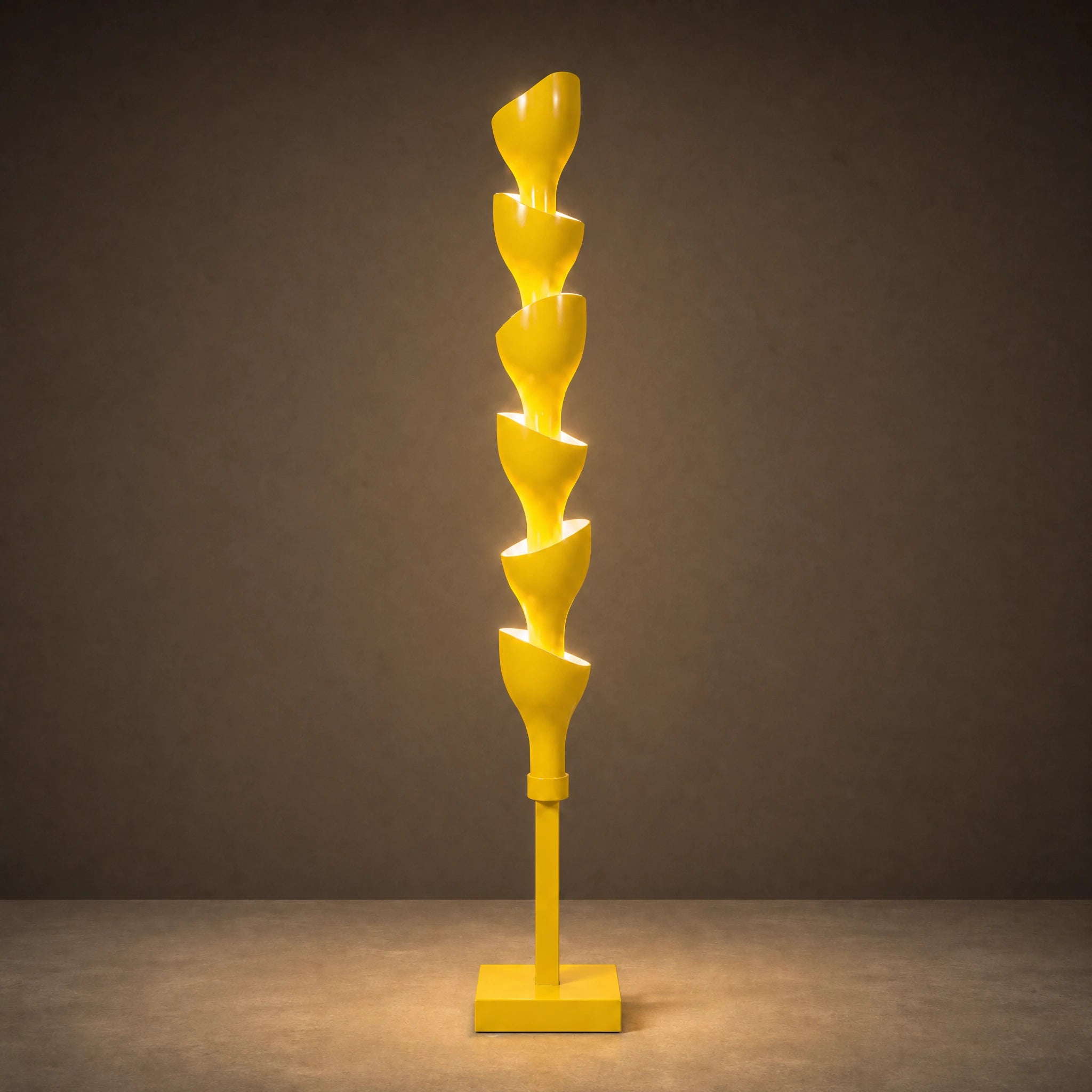 Floral Floor Lamp | Yellow 2