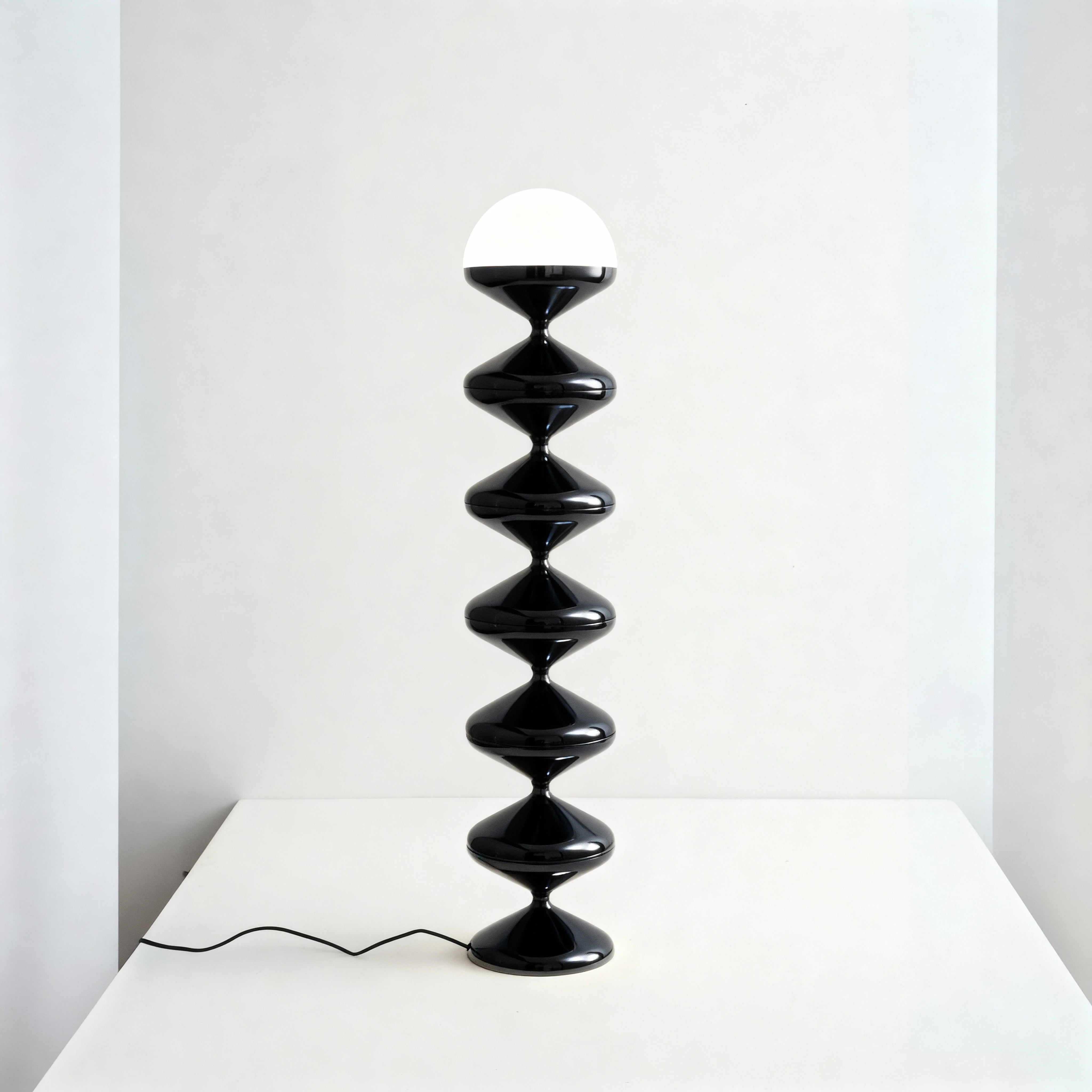 Gourd Floor Lamp Lamp Interior Moderna Black