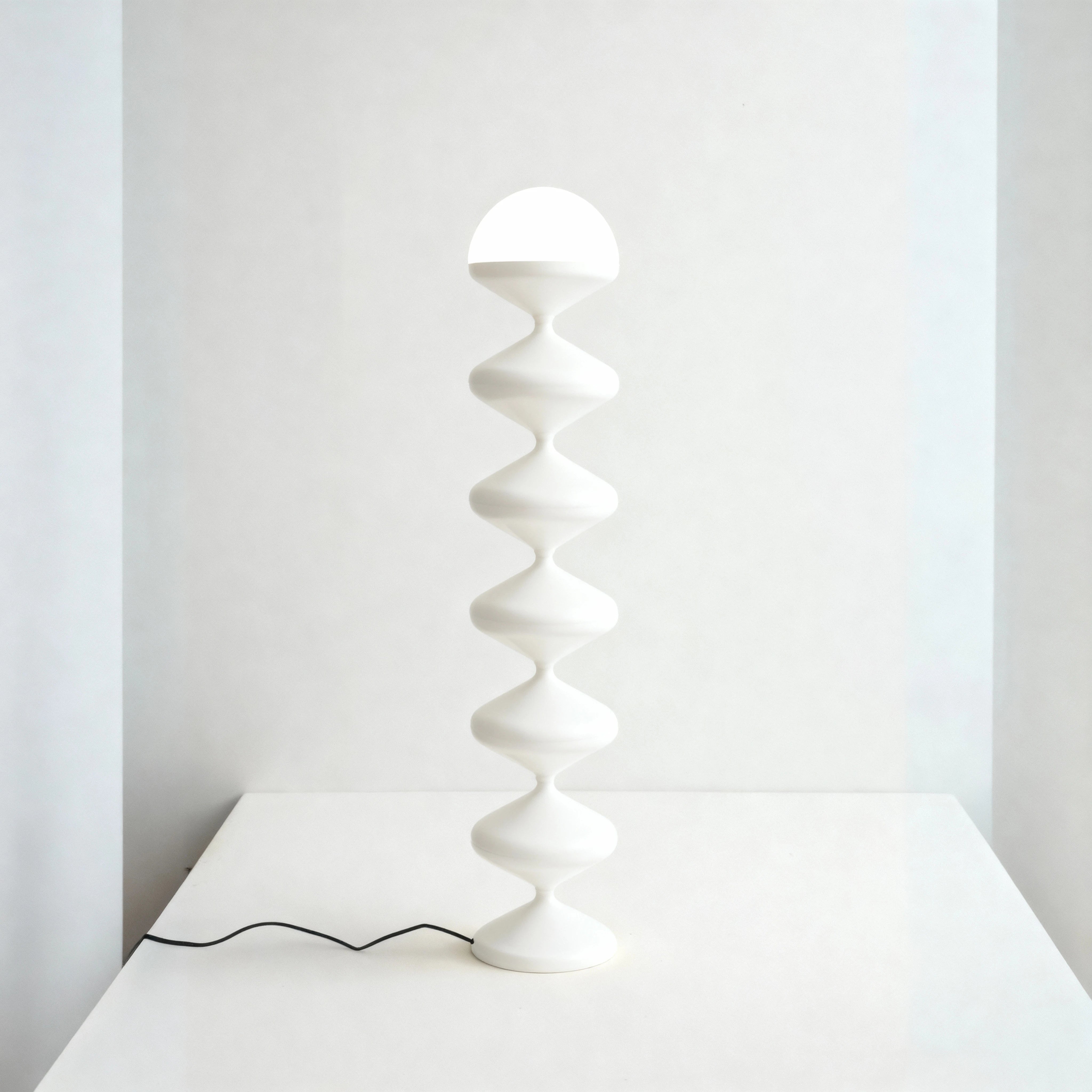 Gourd Floor Lamp Lamp Interior Moderna White