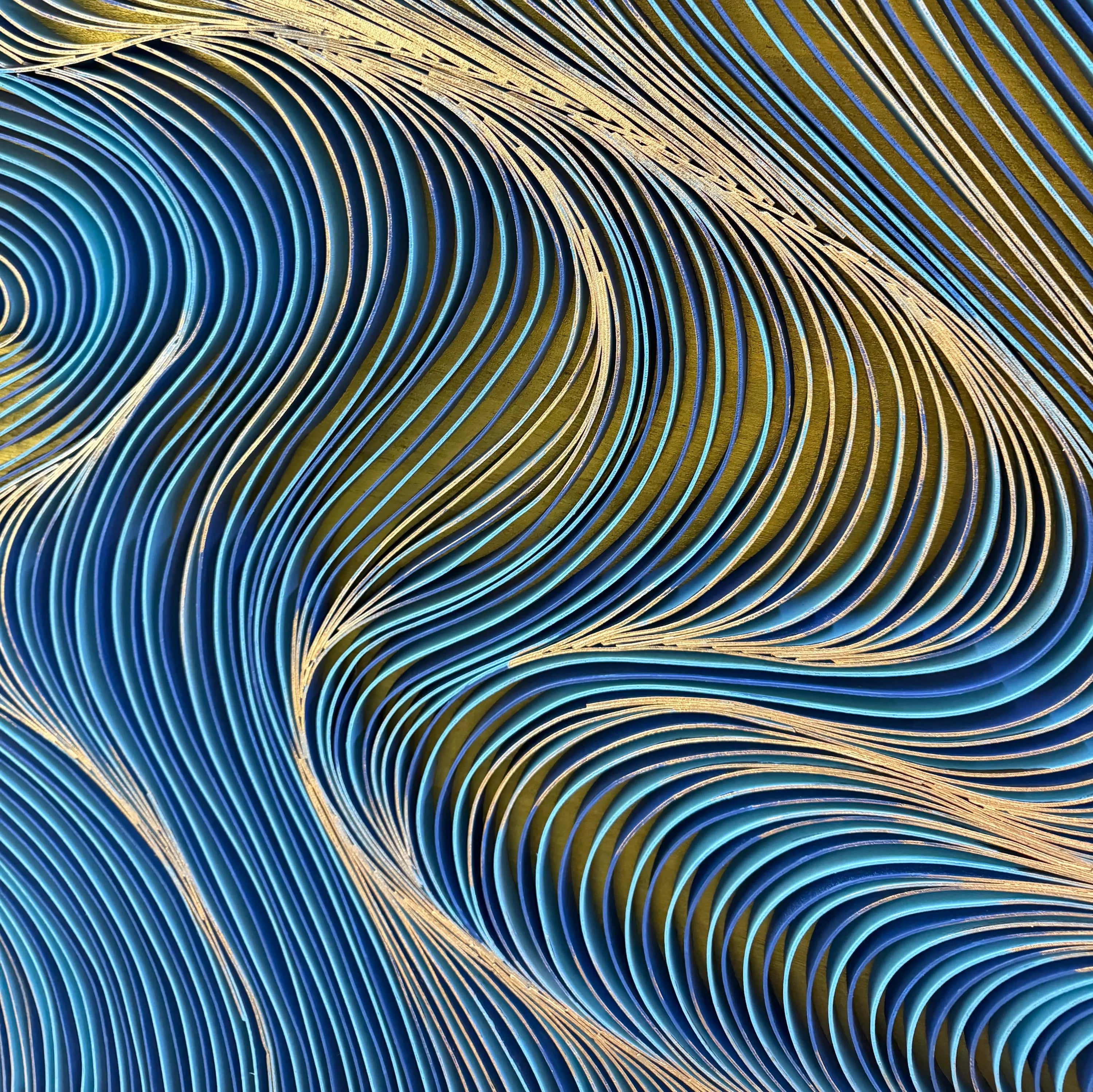 Harmonic Drift Wall Art Interior Moderna