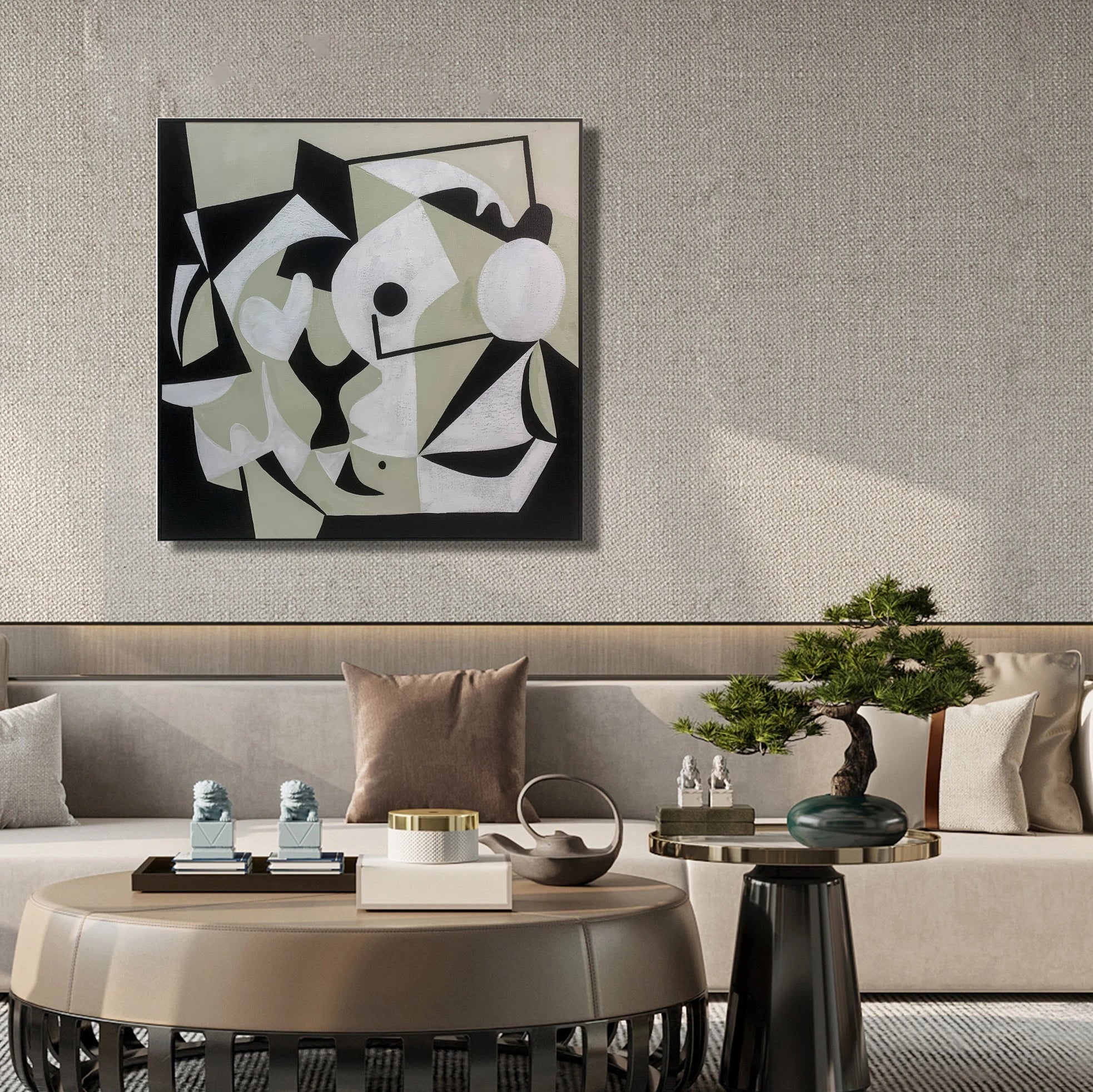 Cubist Fusion Wall Art Interior Moderna   