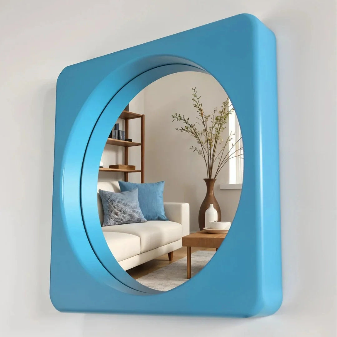 Rounded Square Mirror Mirror Interior Moderna