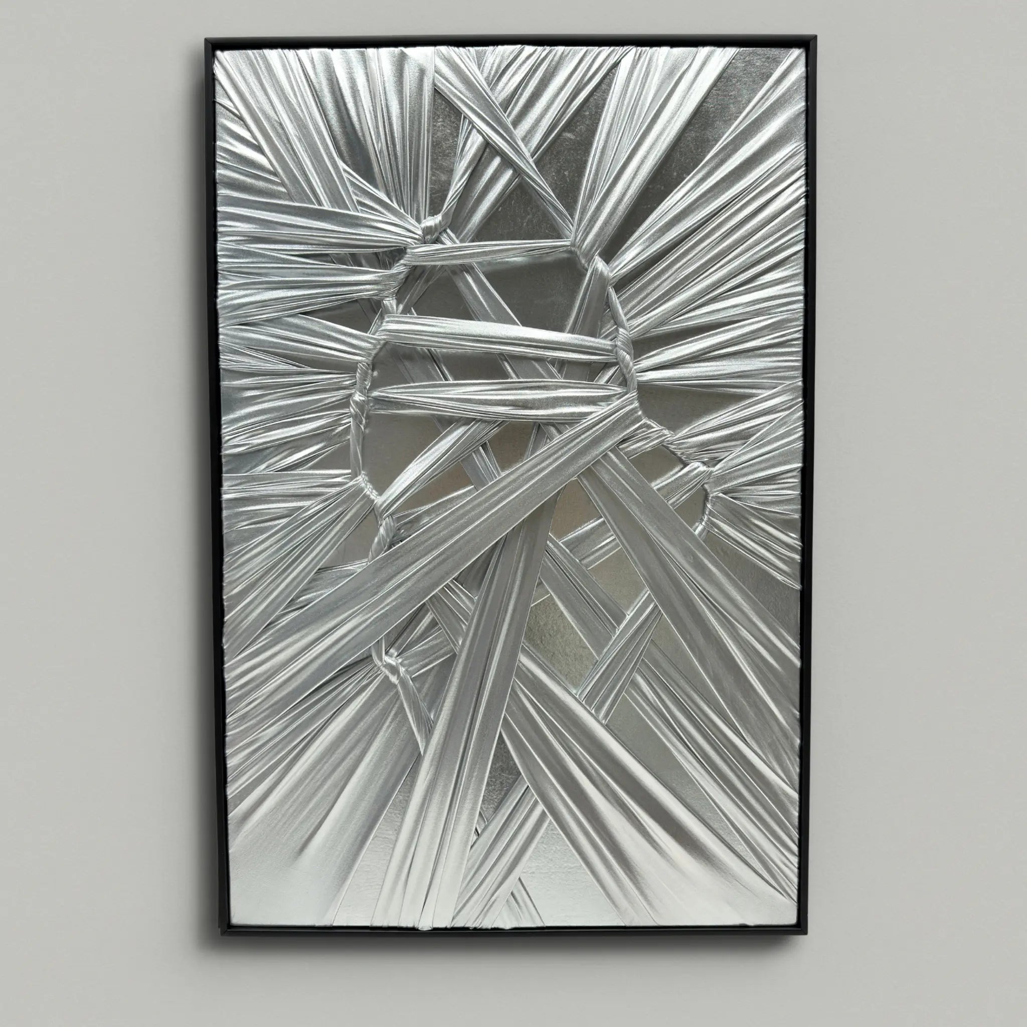 Interwoven Chaos Wall Art Interior Moderna Silver (Pre-Order)