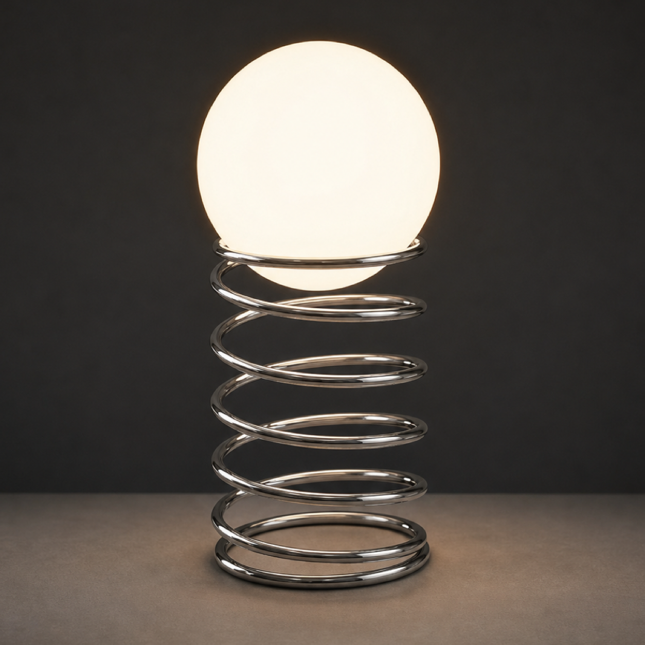 Spiral Spring Table Lamp Lamp Interior Moderna