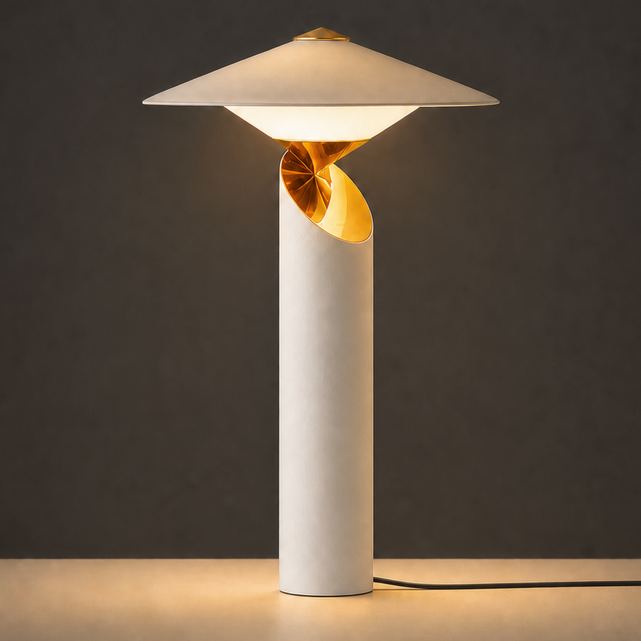 IM approved table lamp hero — L-41 — nighttime