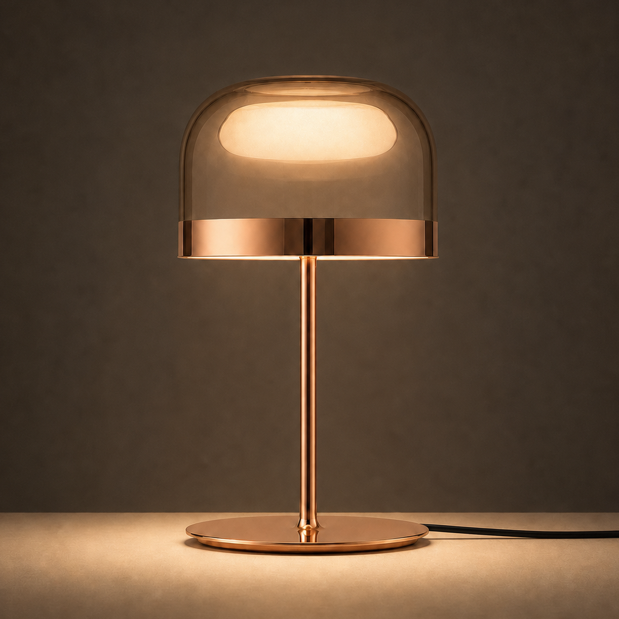 IM approved table lamp hero — L-42-RGO — nighttime