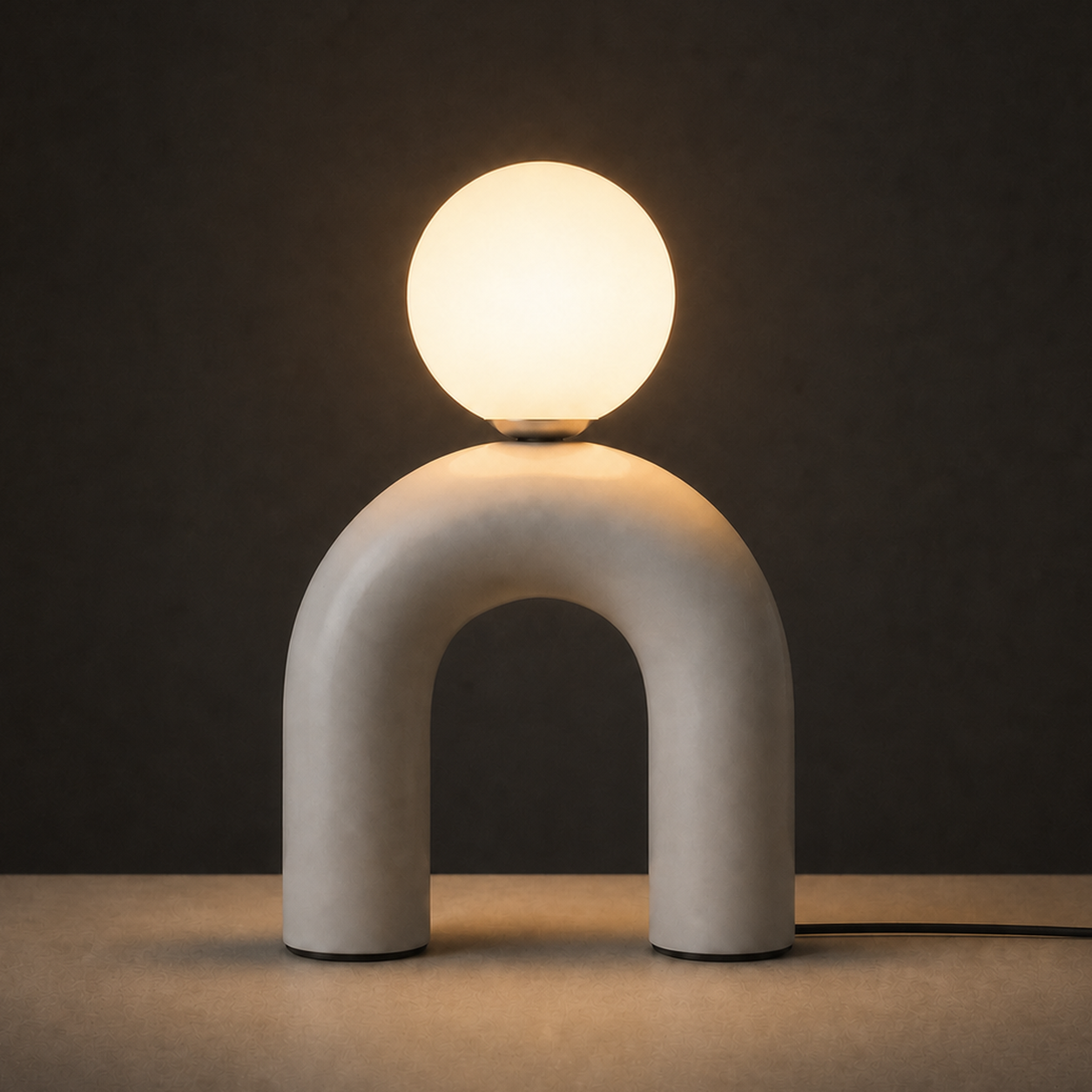 IM approved table lamp hero — L-59 — nighttime