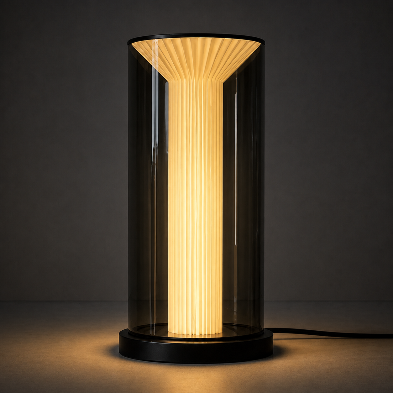 IM approved table lamp hero — L-76 — nighttime