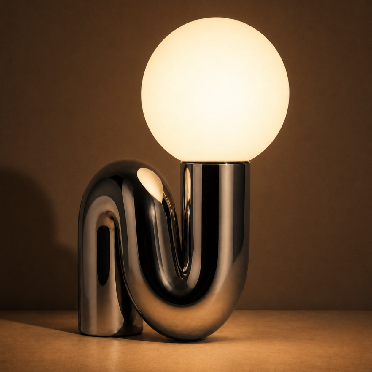 IM approved table lamp hero — L-9-S — nighttime