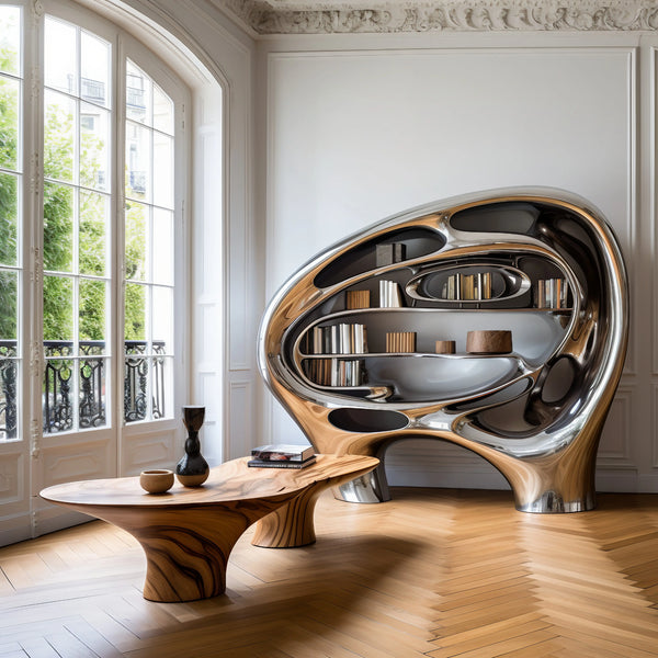 Nebula Bookshelf Table Interior Moderna