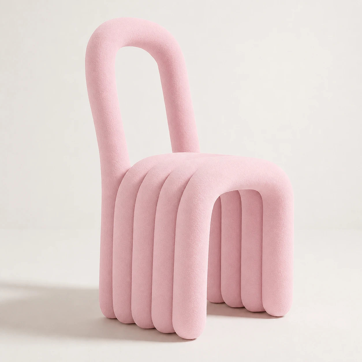 Noodle Pipe Chair Chair Interior Moderna Pink Kids Sized New