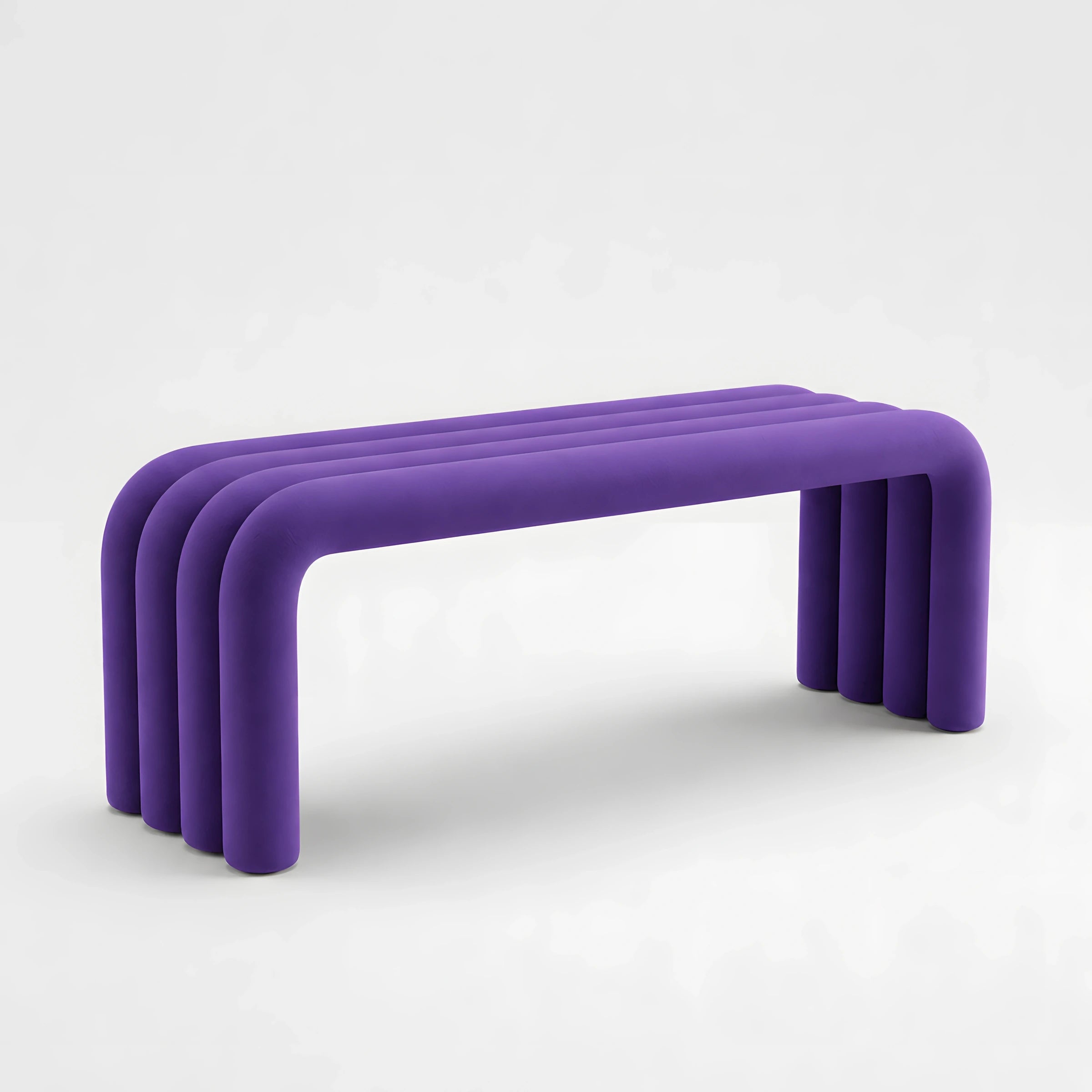 The Noodle Pipe Bench Bench Interior Moderna Purple
