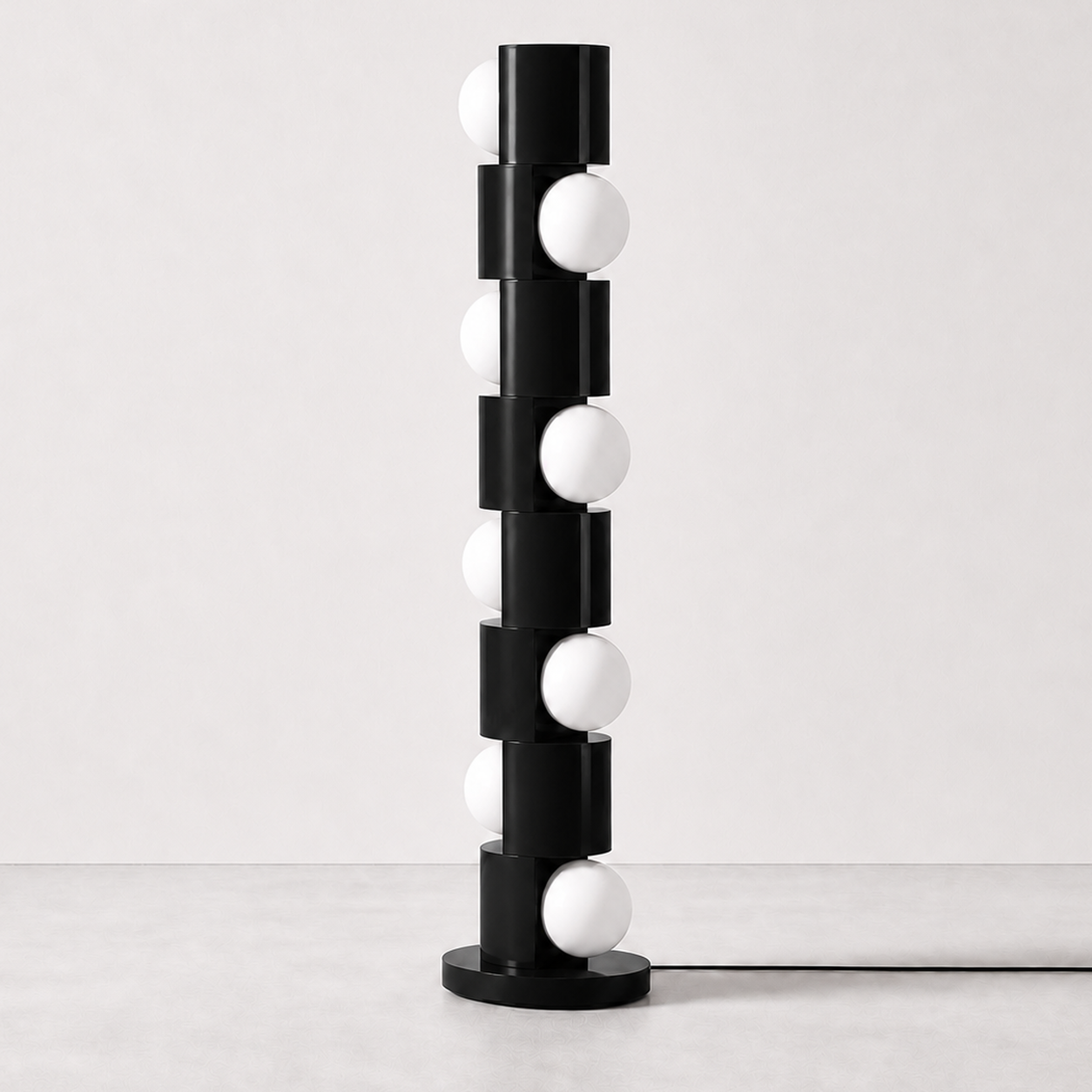 Obelon Floor Lamp Lamp Interior Moderna Black New