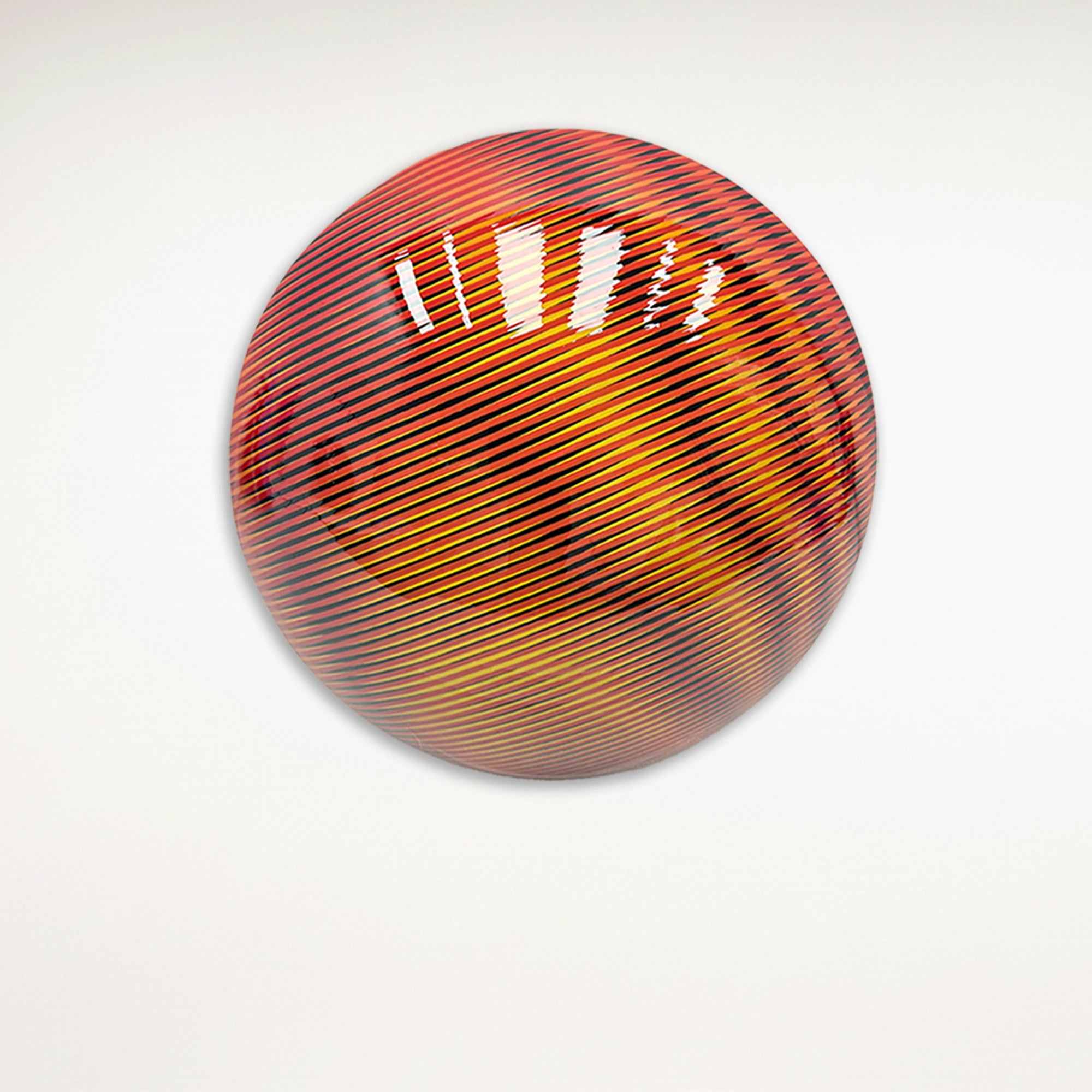 Linear Shift Wall Art Interior Moderna Obsidian Ember