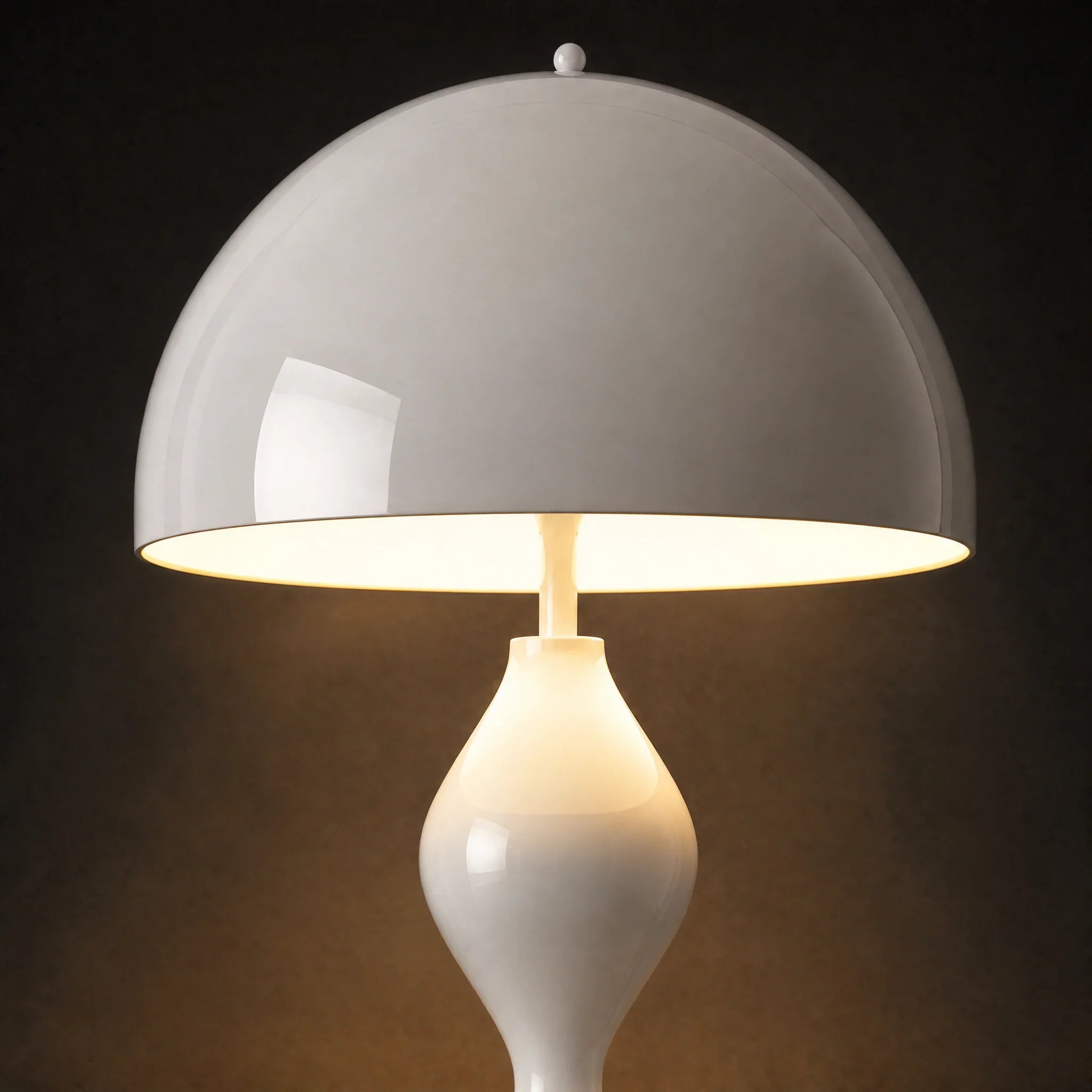 White Zara Groove Floor Lamp — view 3
