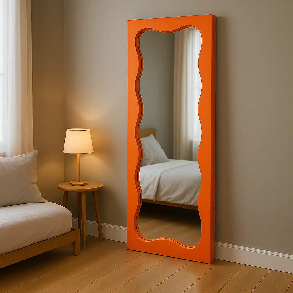 Wave Frame Mirror