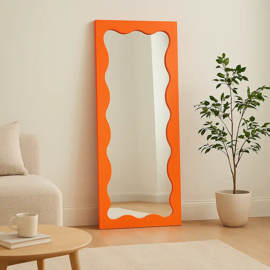 Wave Frame Mirror