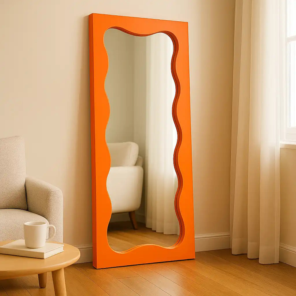 Wave Frame Mirror
