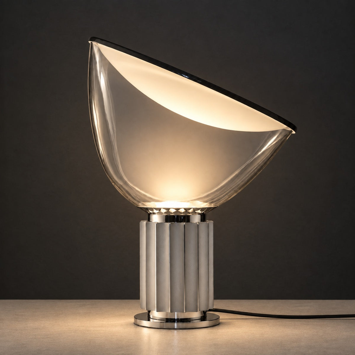 Orison Table Lamp Lamp Interior Moderna Silver New