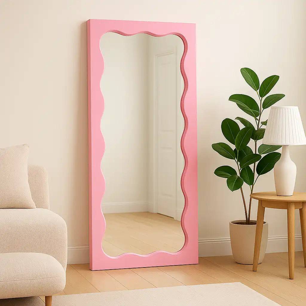 Wave Frame Mirror