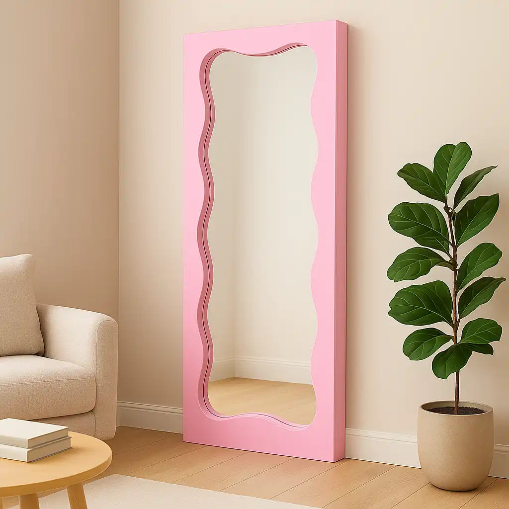 Wave Frame Mirror