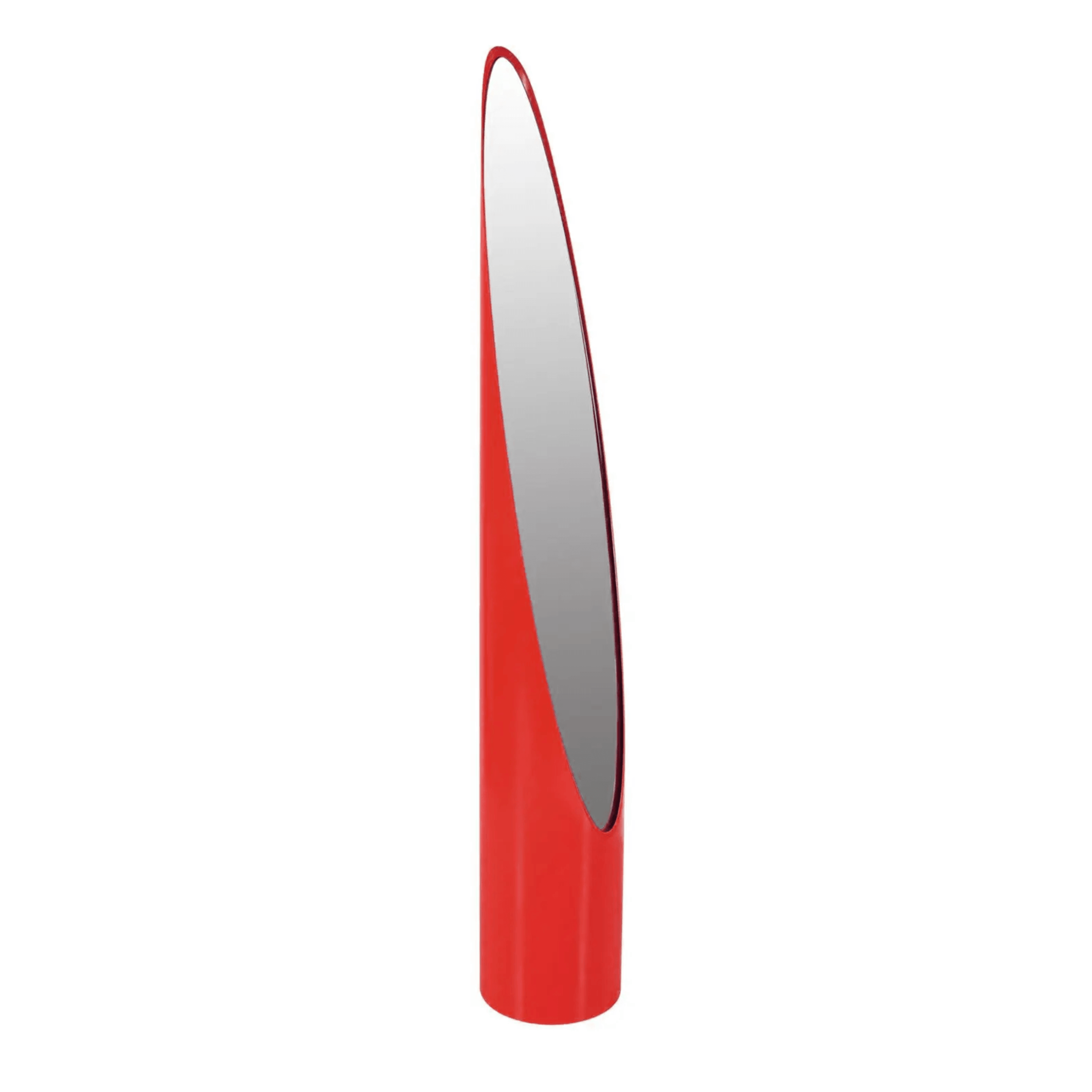 Red Lipstick Mirror, front view — Interior Moderna
