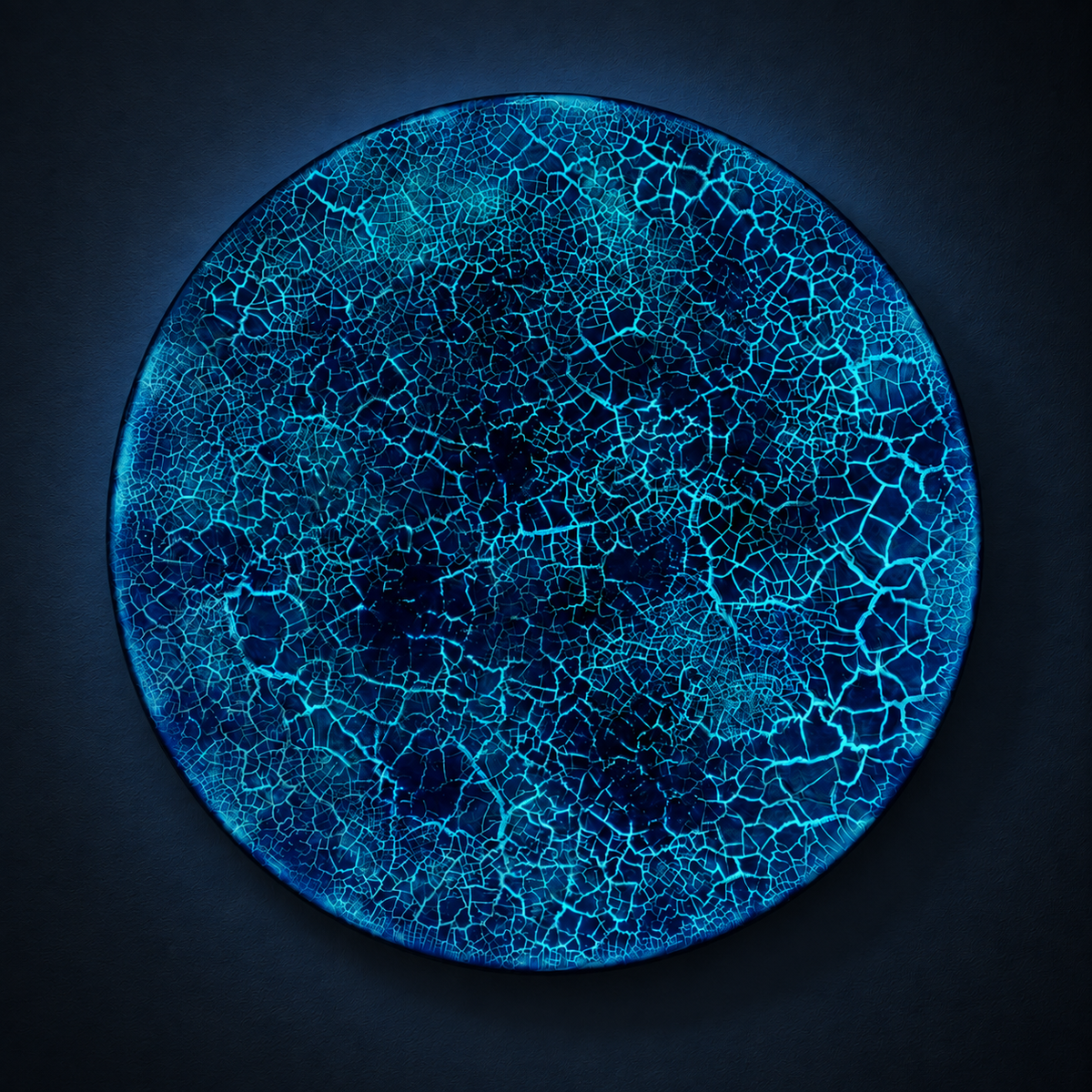Where Matter Breaks | Fractured Ice Wall Art Interior Moderna Medium New