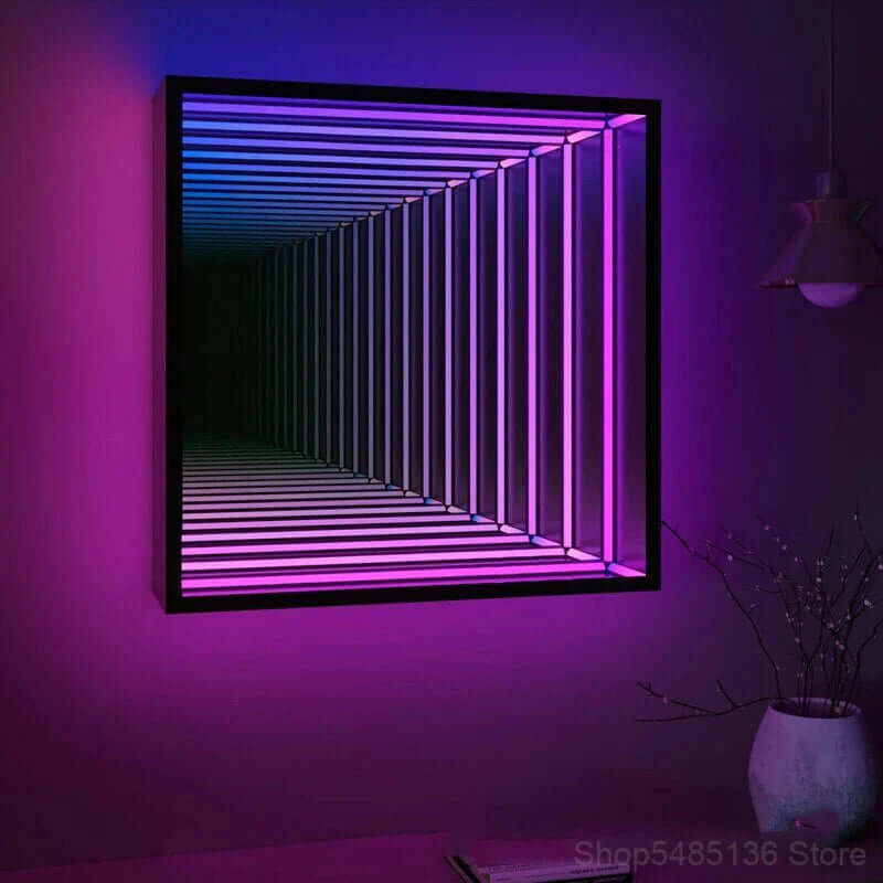 X Infinity Mirror Square Infinity Mirror | Refined Design | Interior Moderna