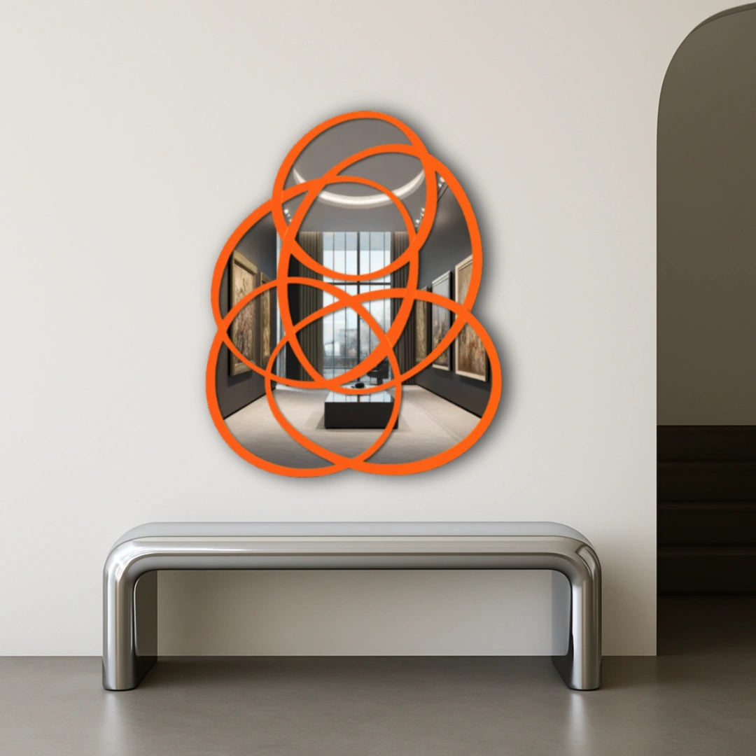 Rings of Infinity Wall Mirror Mirror Interior Moderna