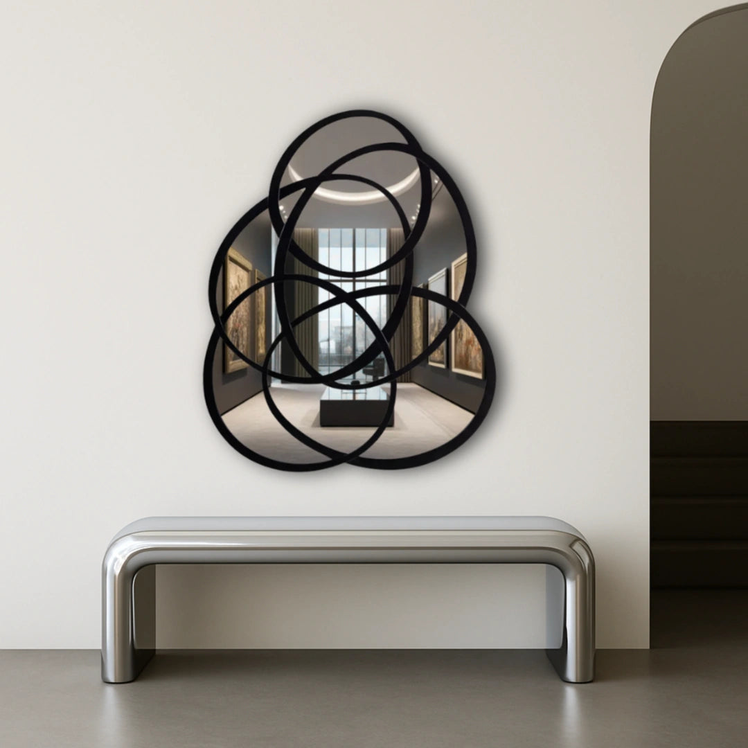 Rings of Infinity Wall Mirror Mirror Interior Moderna