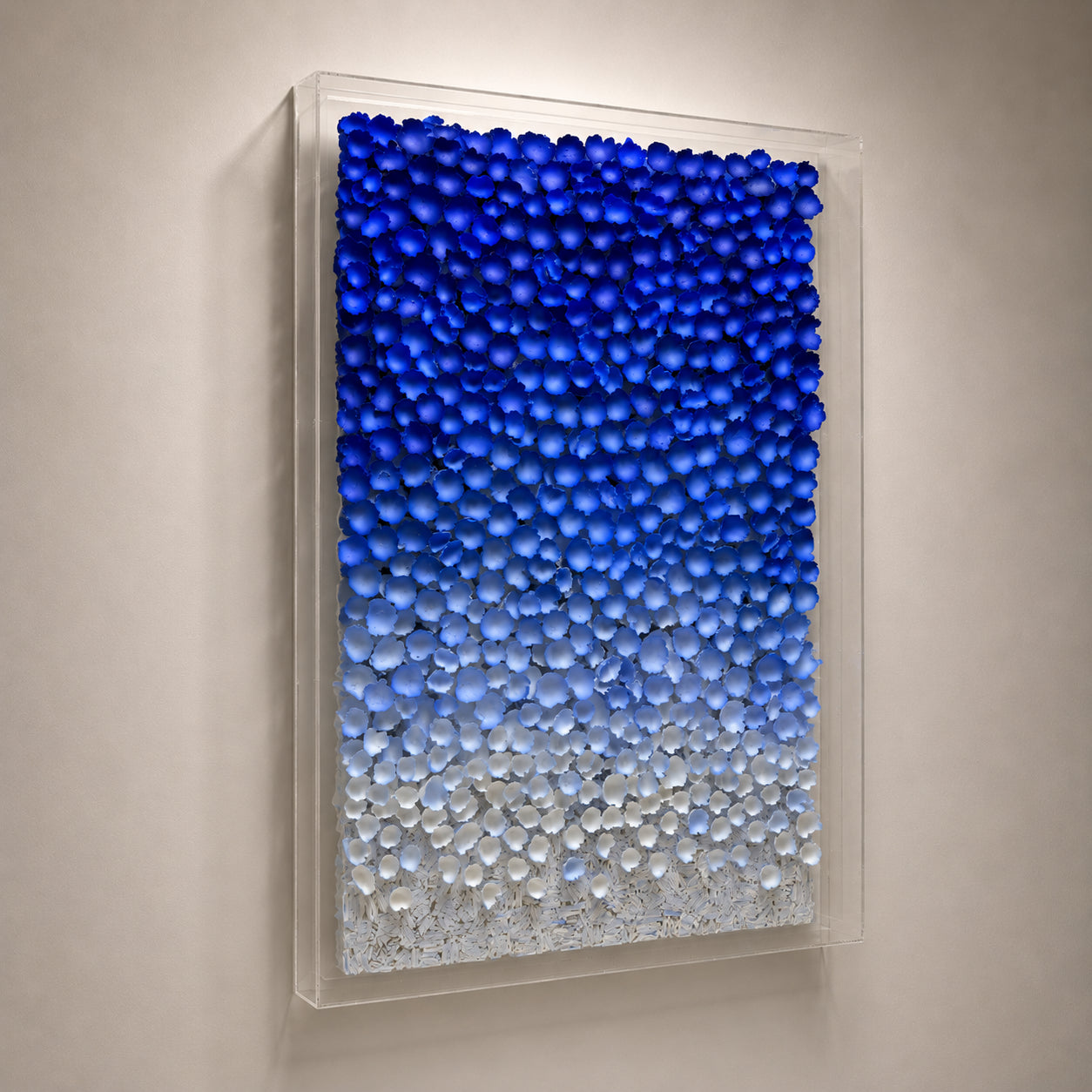 Sedimentation | Azurite Wall Art Interior Moderna