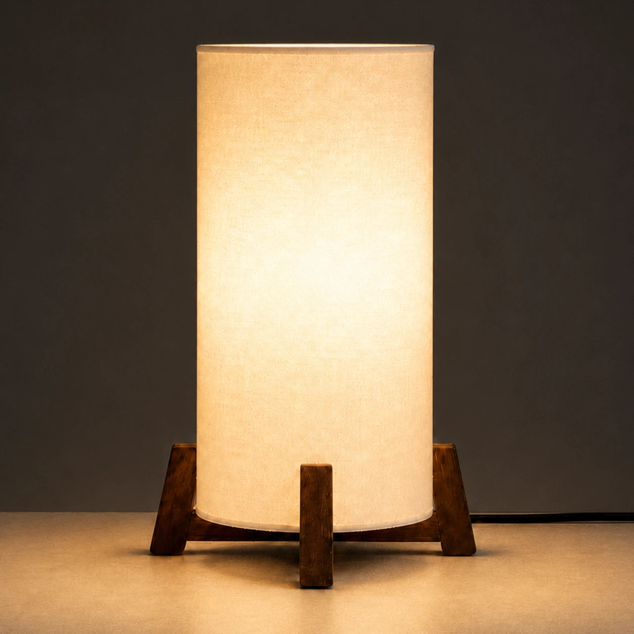 Shoji Bamboo Weave Table Lamp Lamp Interior Moderna