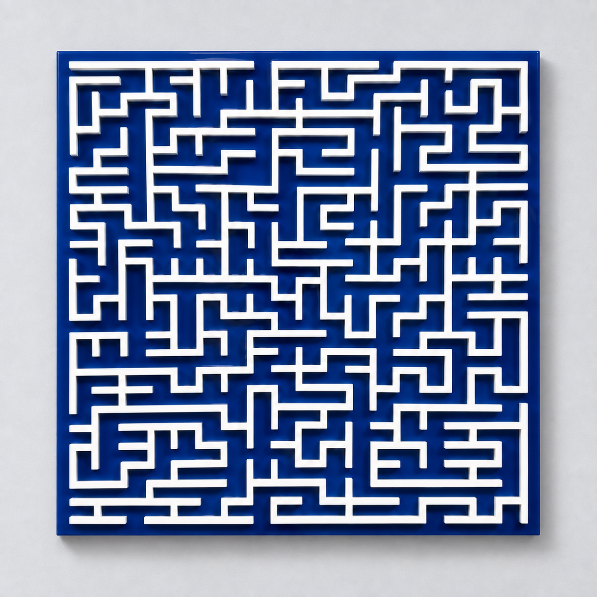 Labyrinth | Cobalt Field Wall Art Interior Moderna