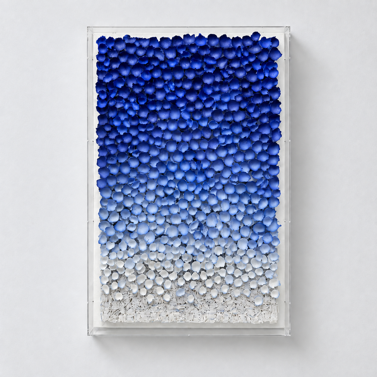 Sedimentation | Azurite Wall Art Interior Moderna New