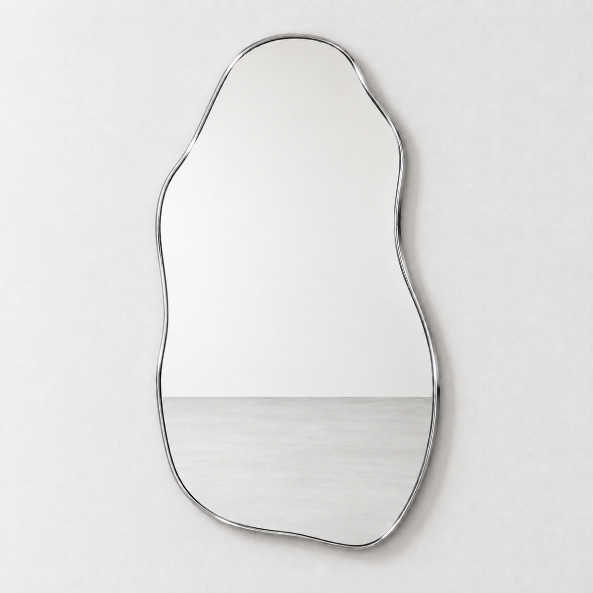 Chrome Irregular Mirror Mirror Interior Moderna New
