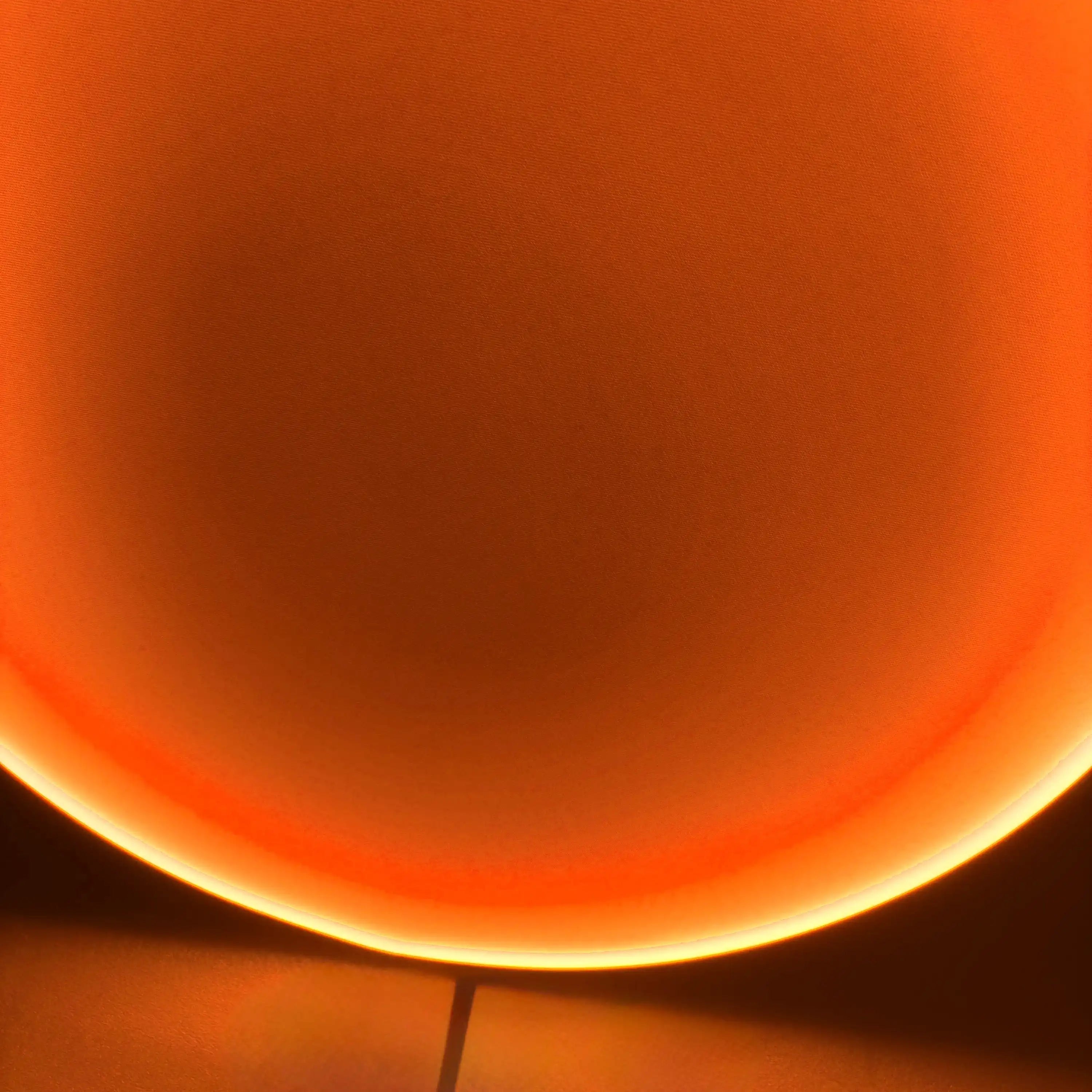 Silent Burn: Ember Orange Wall Art Interior Moderna