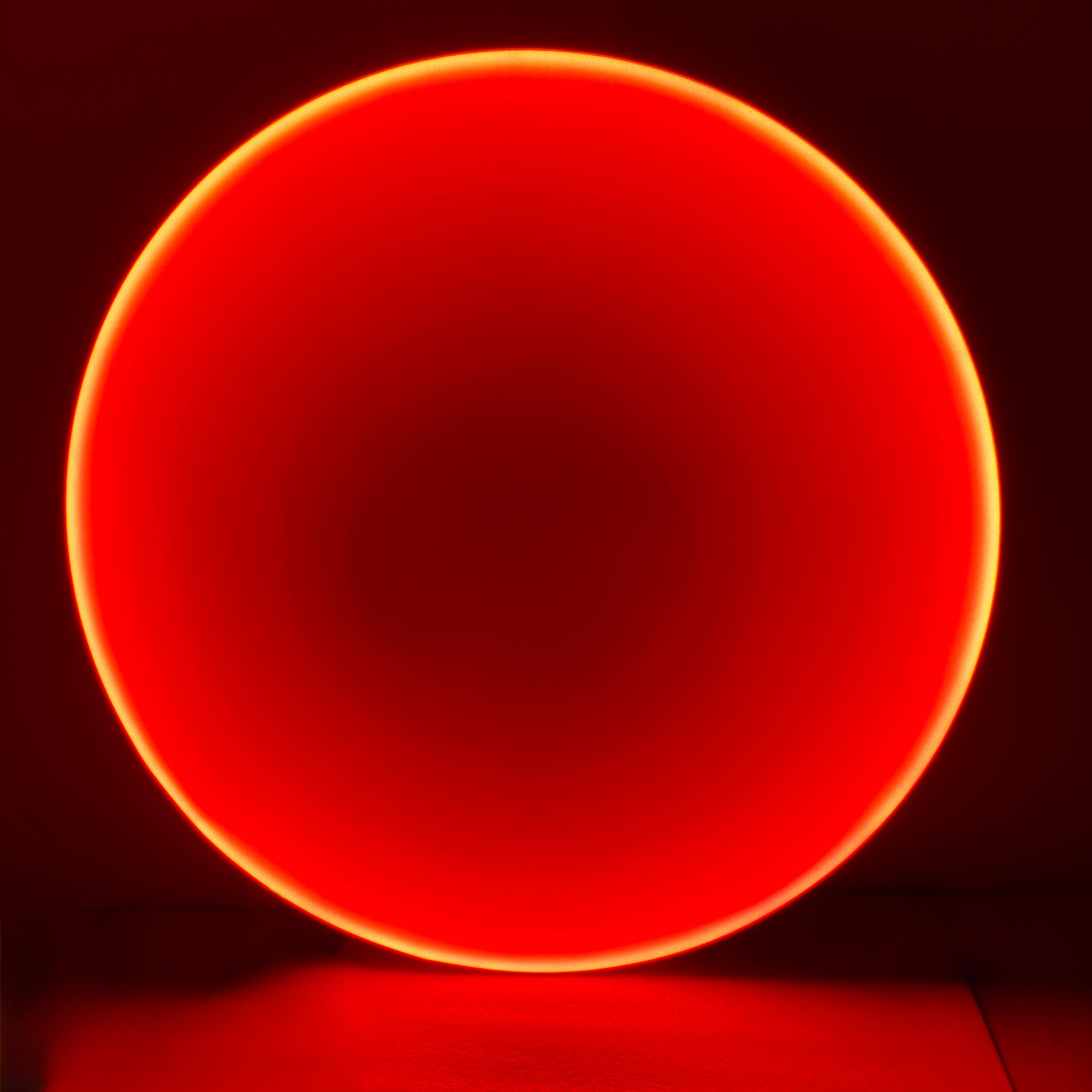 Silent Burn: Ember Orange Wall Art Interior Moderna